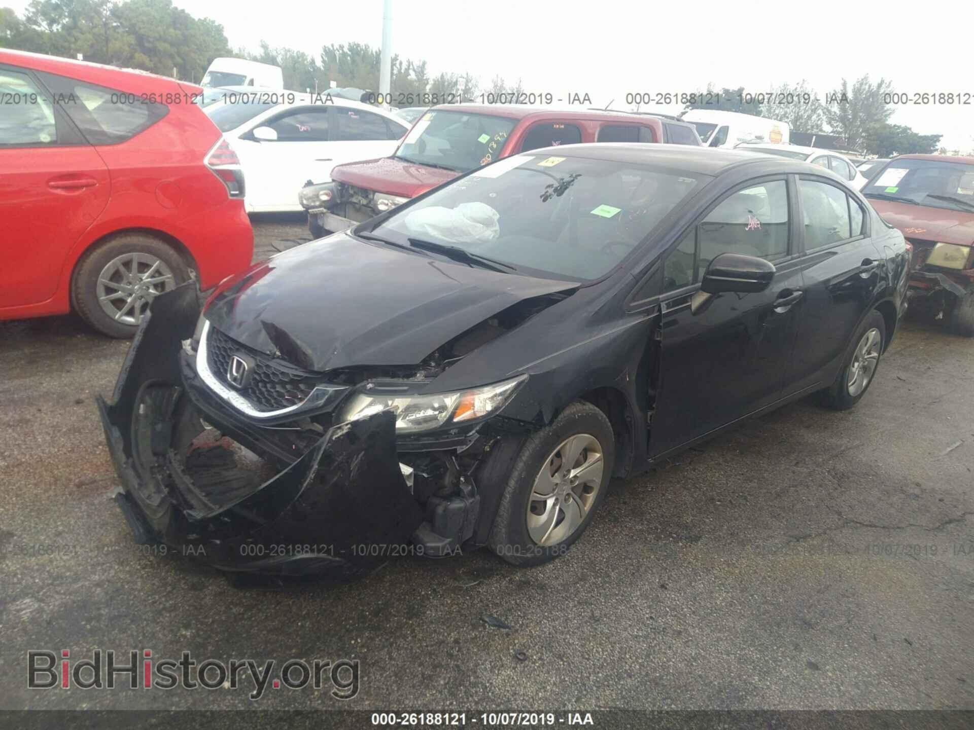 2014 HONDA CIVIC - VIN: 19XFB2F54EE070313 - Фото 2