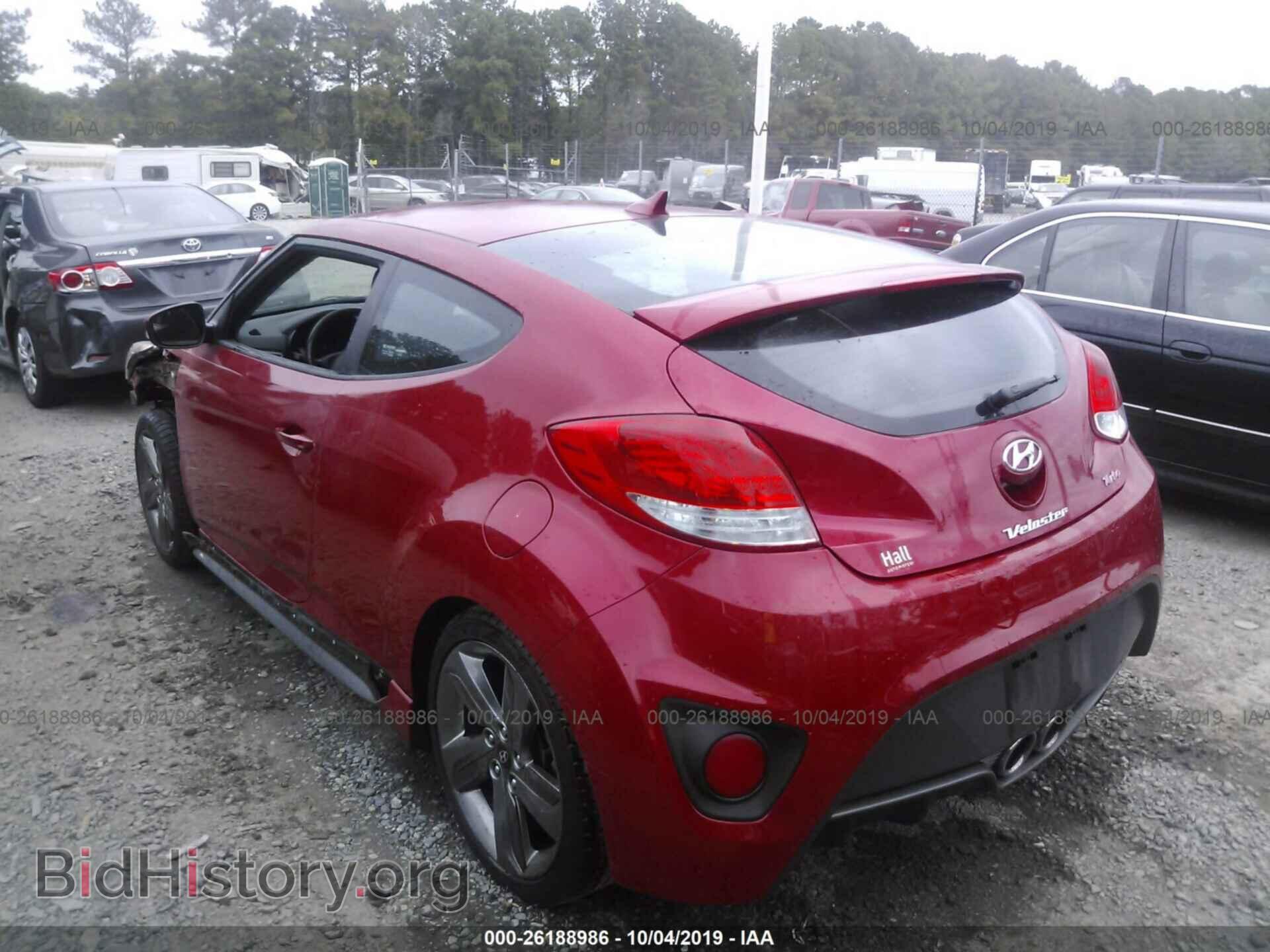 2014 HYUNDAI VELOSTER - VIN: KMHTC6AE2EU205302 - Фото 3