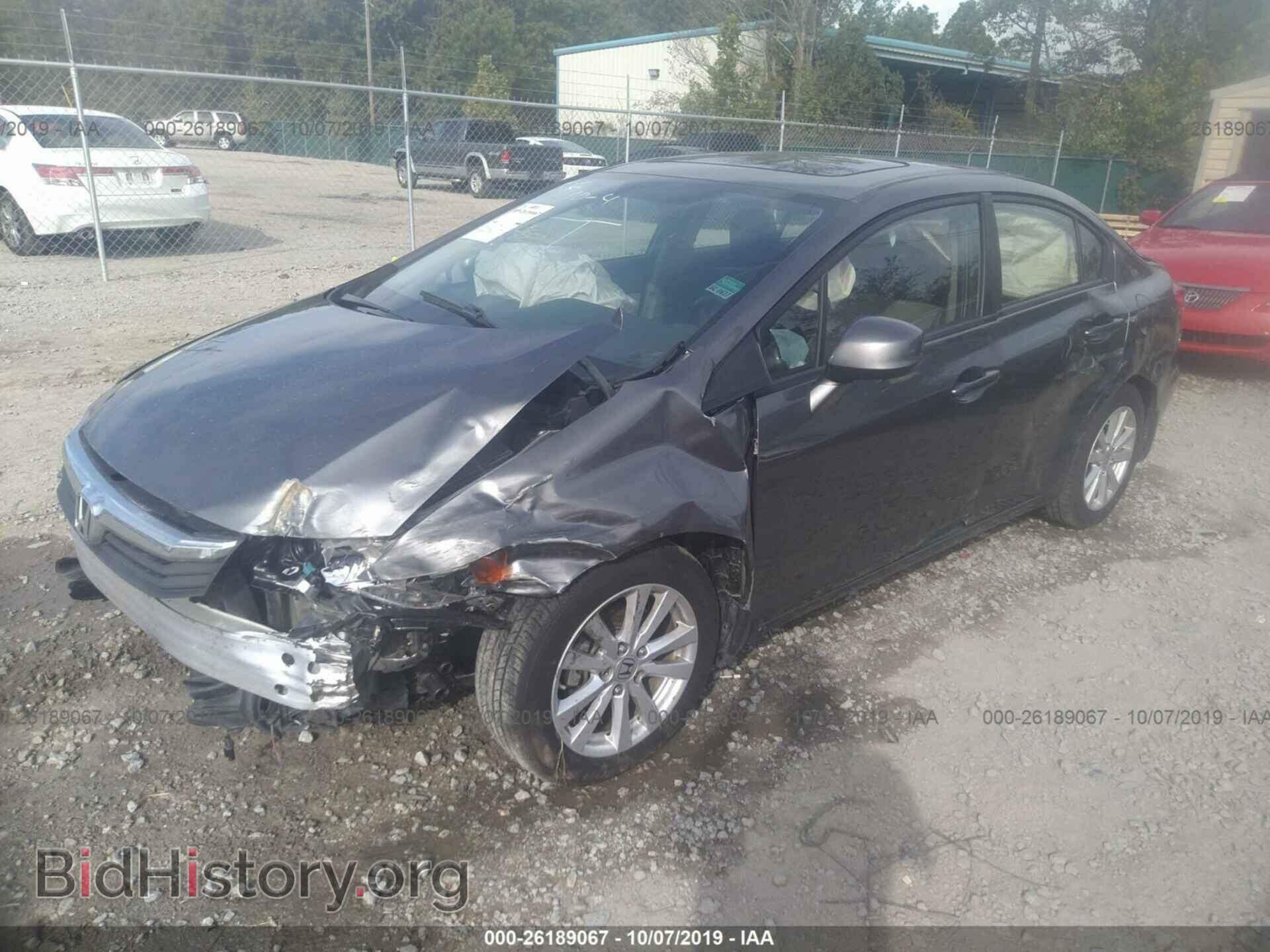 2012 HONDA CIVIC - VIN: 19XFB2F86CE026093 - Фото 2