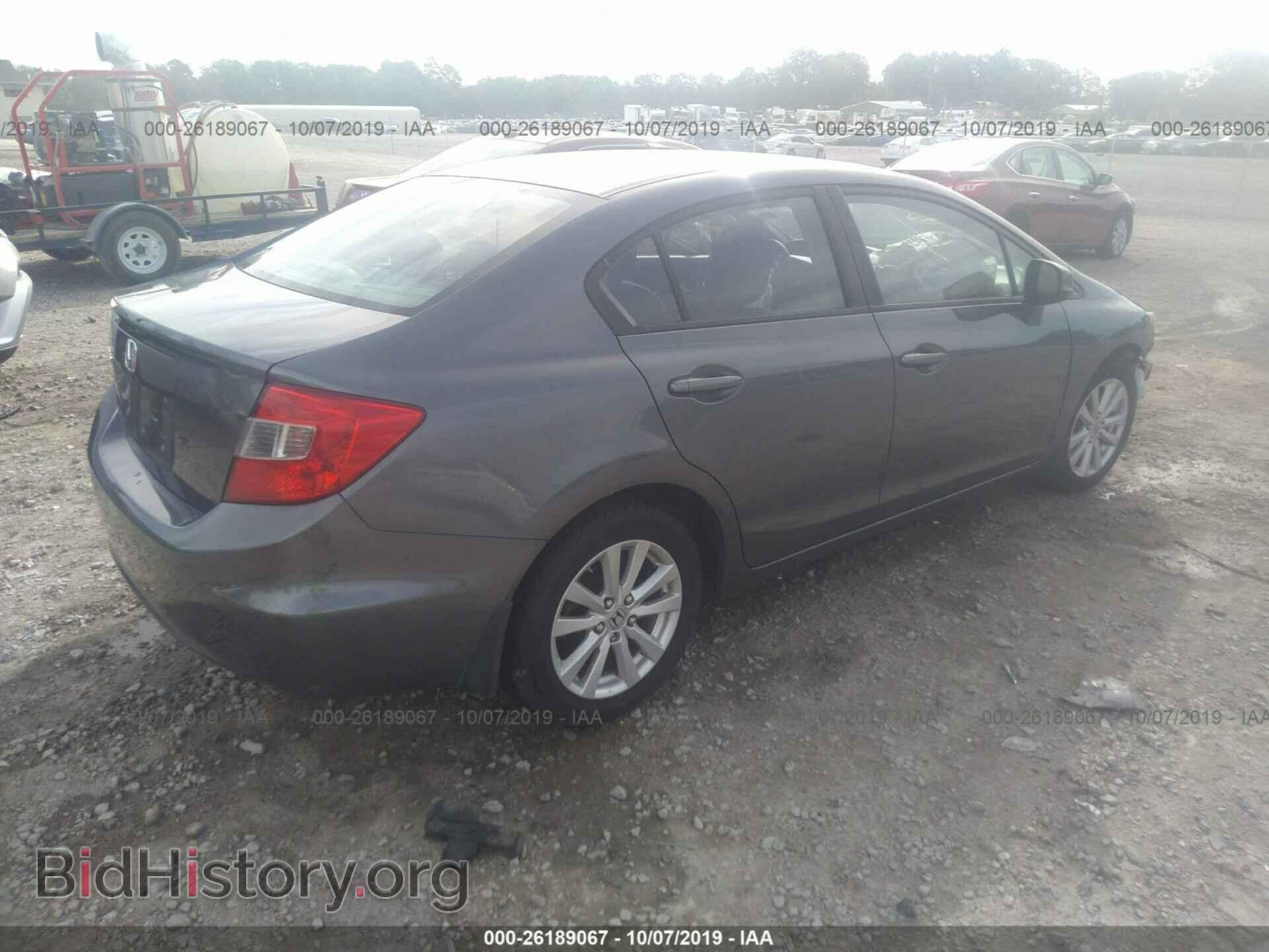 2012 HONDA CIVIC - VIN: 19XFB2F86CE026093 - Фото 4