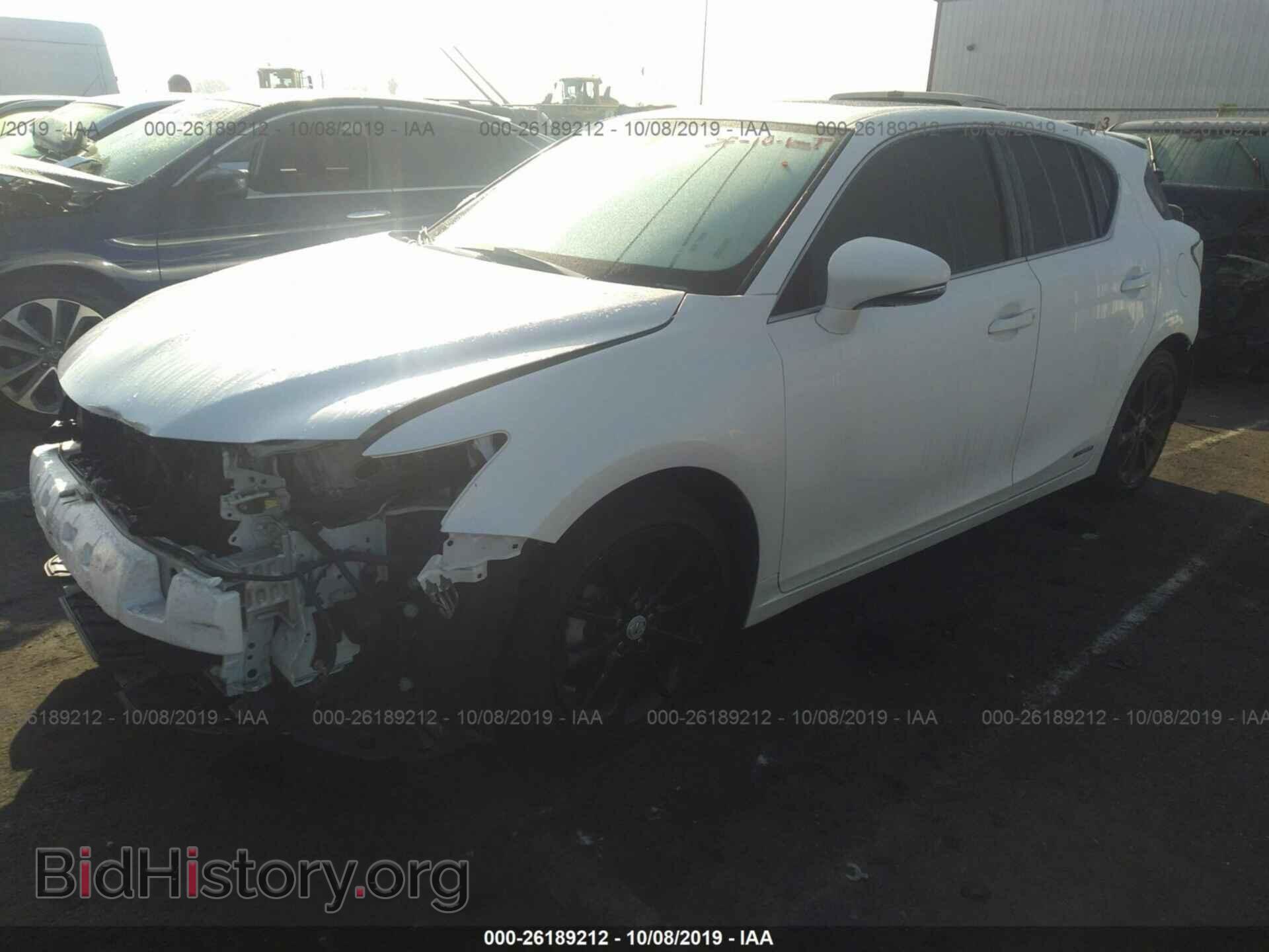 2013 LEXUS CT - VIN: JTHKD5BH1D2172155 - Фото 2