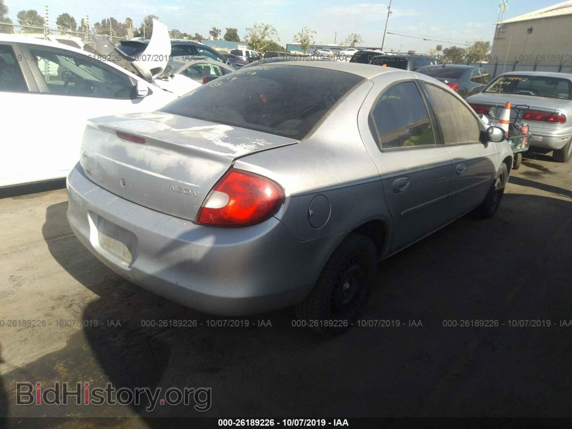 2002 DODGE NEON - VIN: 1B3ES26CX2D567116 - Фото 4