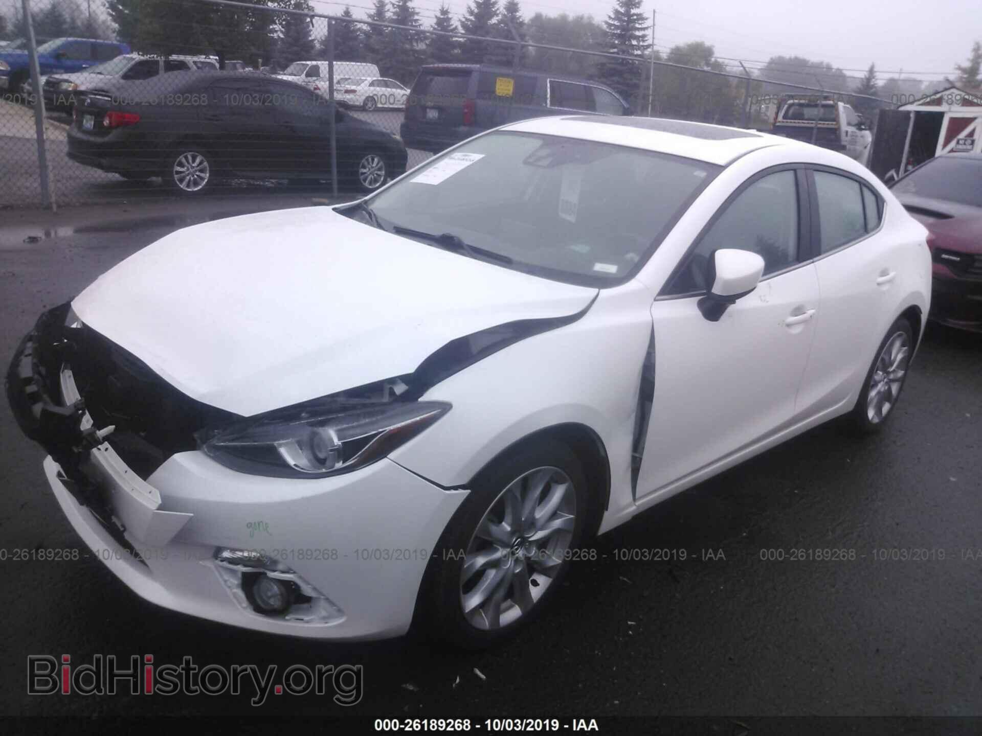 2014 MAZDA 3 - VIN: JM1BM1W36E1119208 - Фото 2