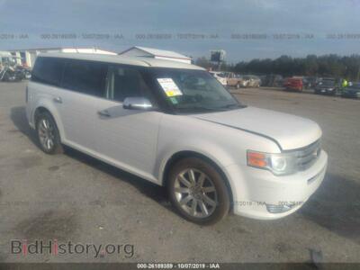 2011 Ford FLEX Limited, white — VIN 2FMHK6DC9BBD05224, IAAI