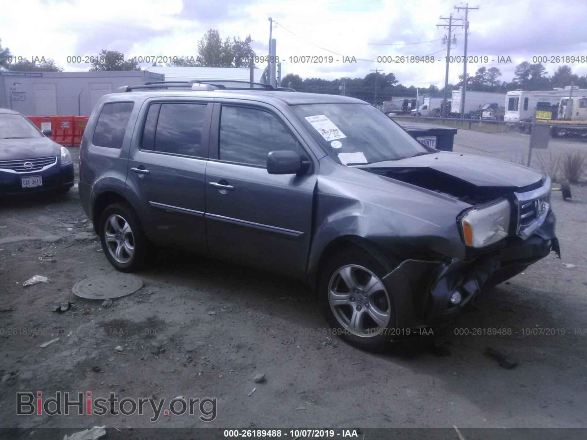 Фотография 5FNYF3H5XDB039740 - HONDA PILOT 2013