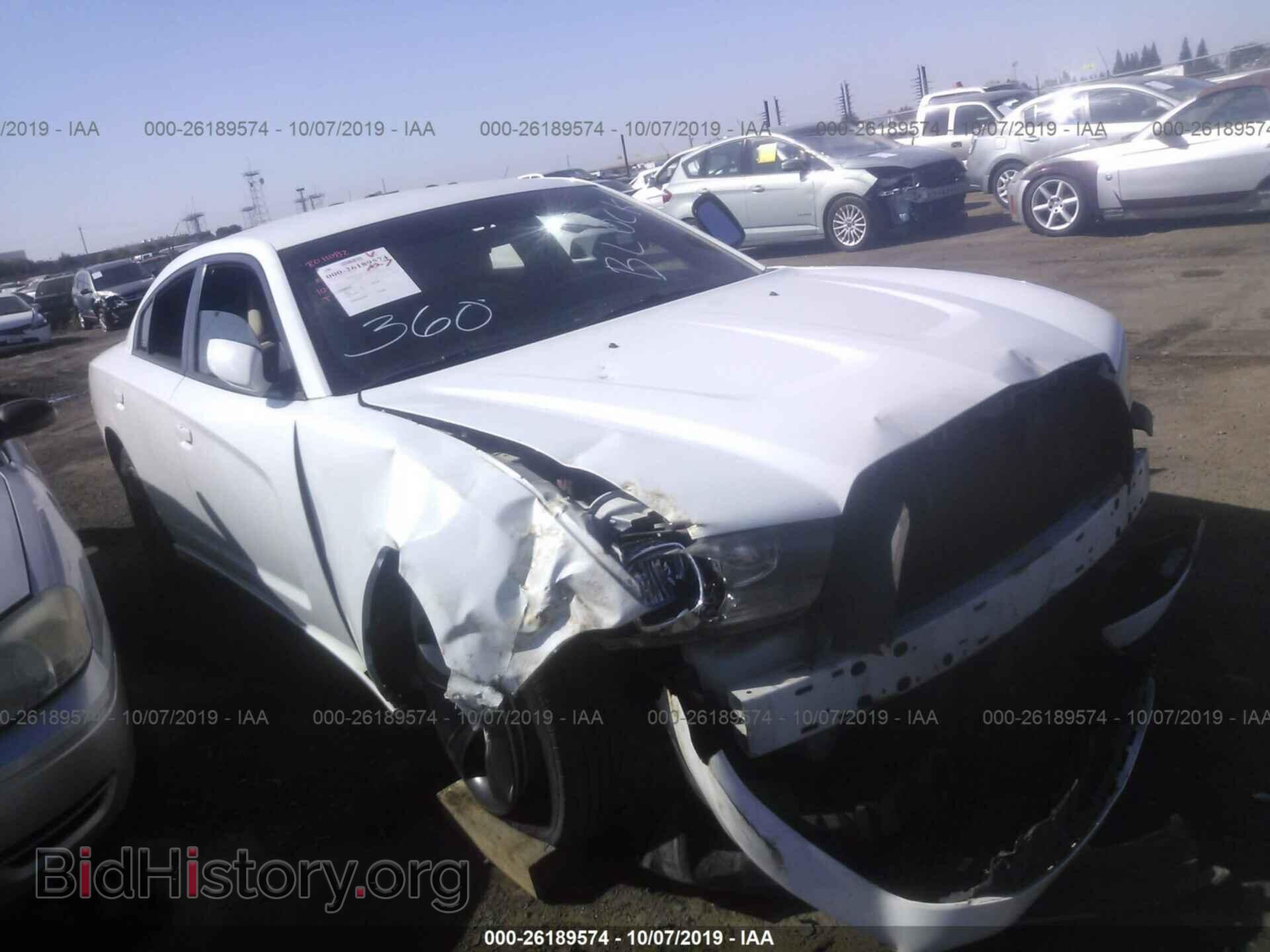 Фотография 2C3CDXBG2CH111349 - DODGE CHARGER 2012