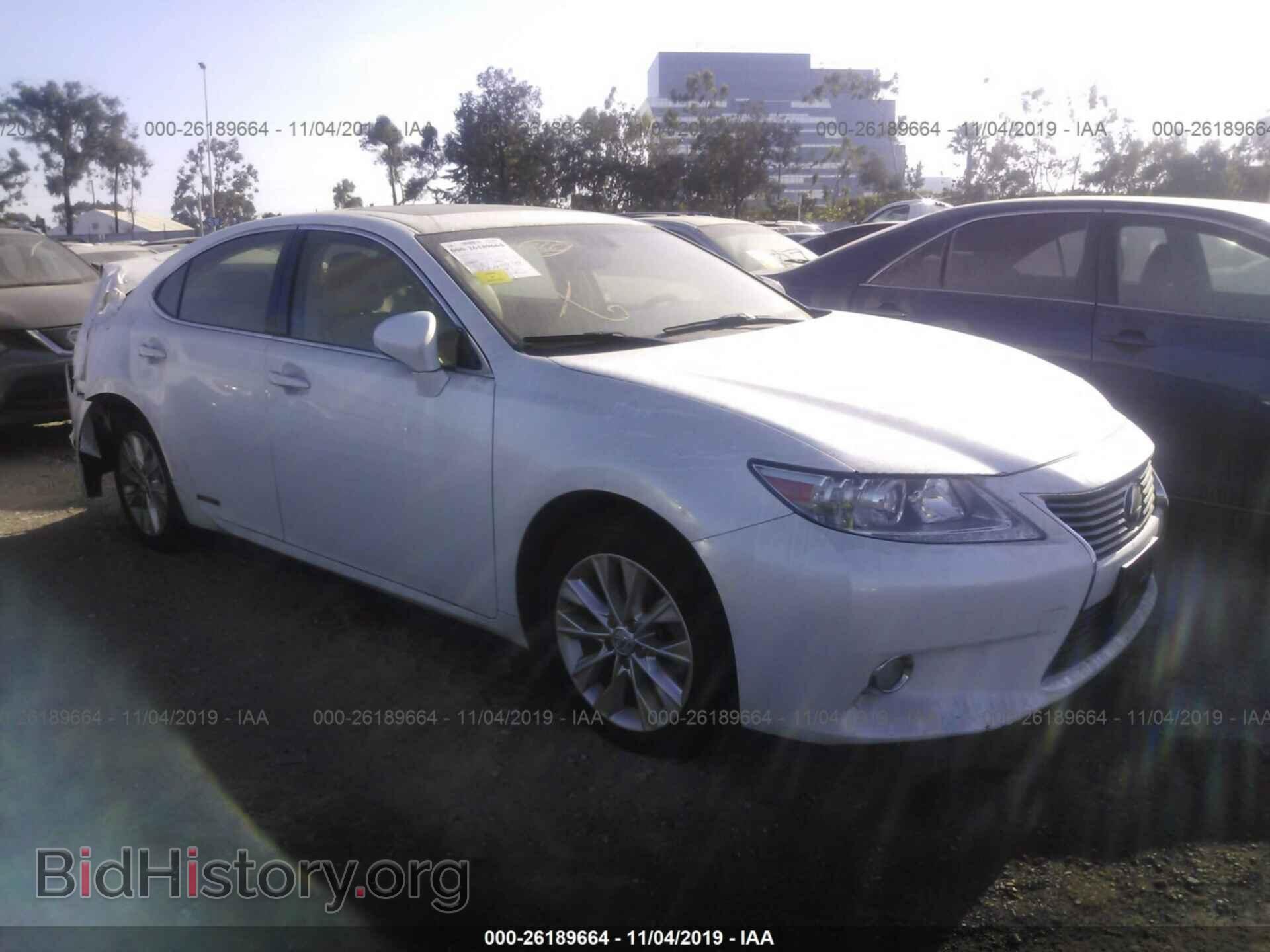 Photo JTHBW1GG8E2065222 - LEXUS ES 2014