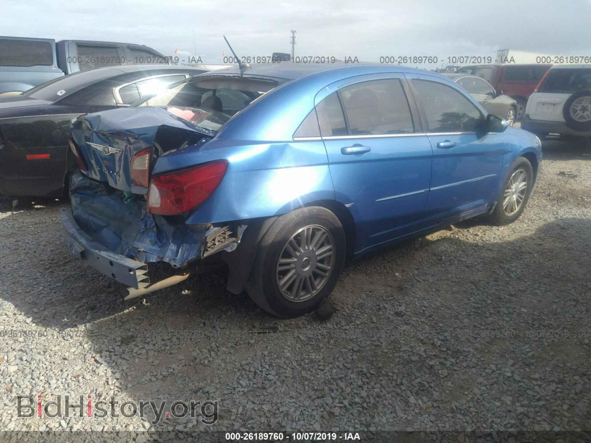 2007 CHRYSLER SEBRING - VIN: 1C3LC56K67N507951 - Фото 4
