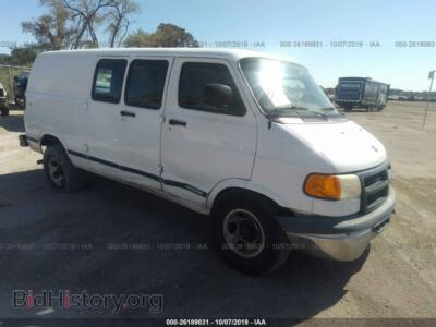 2003 Dodge RAM VAN B1500, белый — VIN 2D7HB11Y43K529225, IAAI