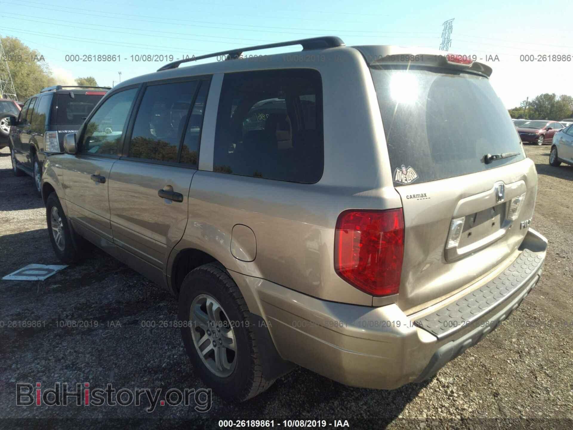 2005 HONDA PILOT - VIN: 5FNYF18425B044556 - Фото 3