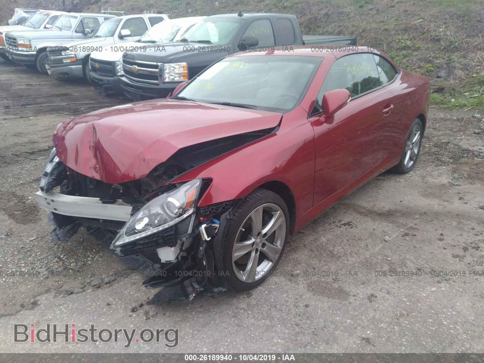2012 LEXUS IS - VIN: JTHFE2C22C2508255 - Photo 2