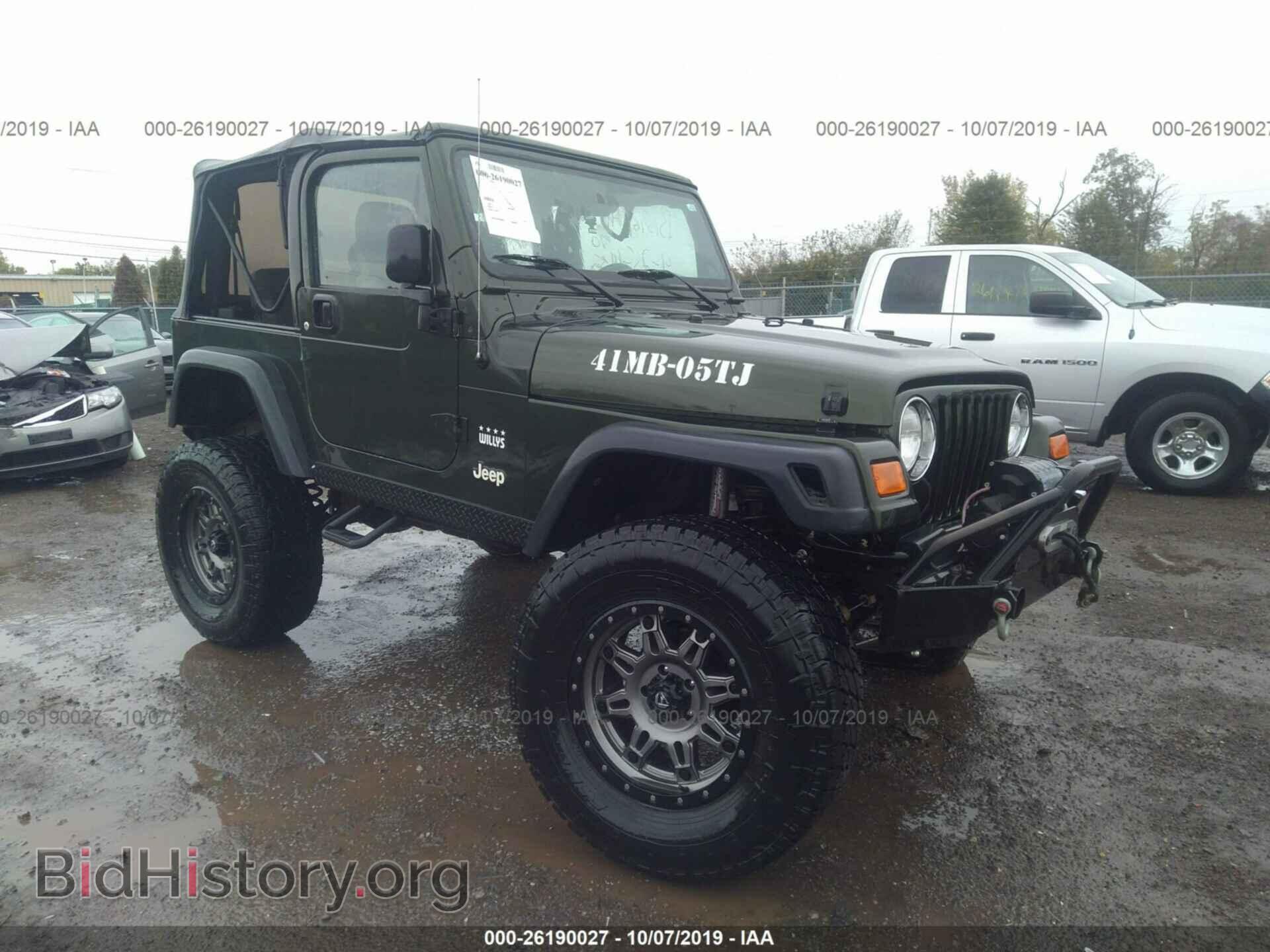 Photo 1J4FA39S45P308603 - JEEP WRANGLER 2005