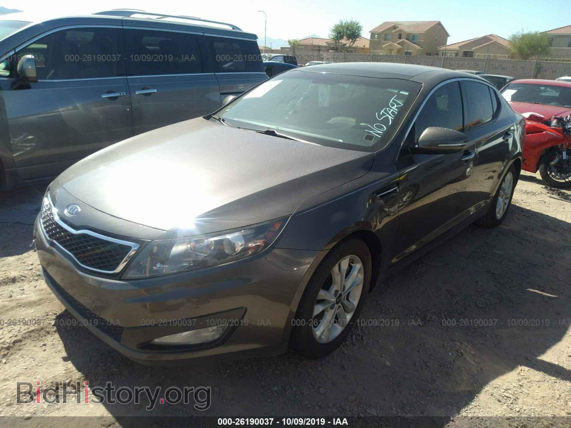 2011 KIA OPTIMA - VIN: KNAGN4A61B5160384 - Фото 2