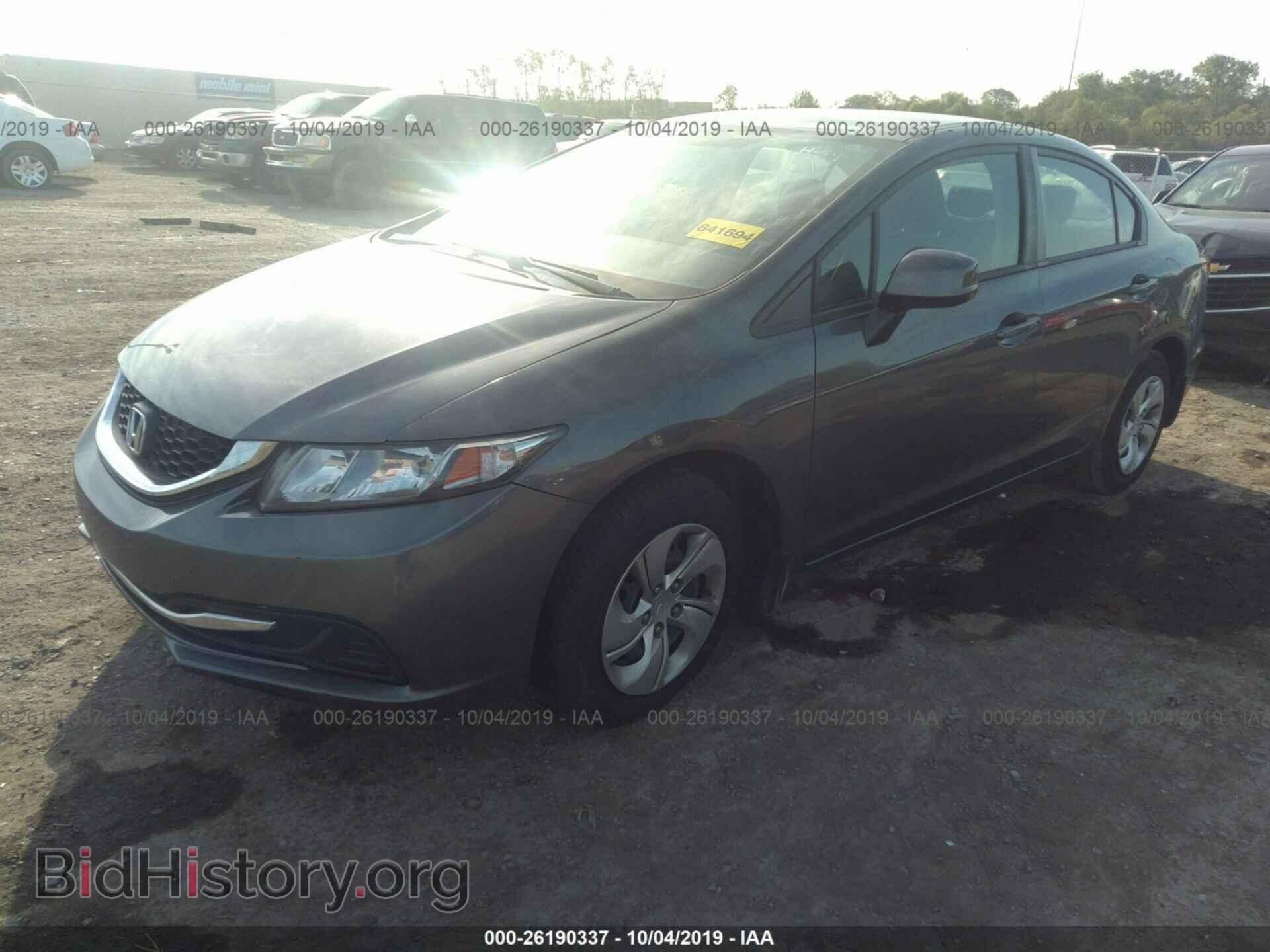 2013 HONDA CIVIC - VIN: 19XFB2F58DE099523 - Фото 2
