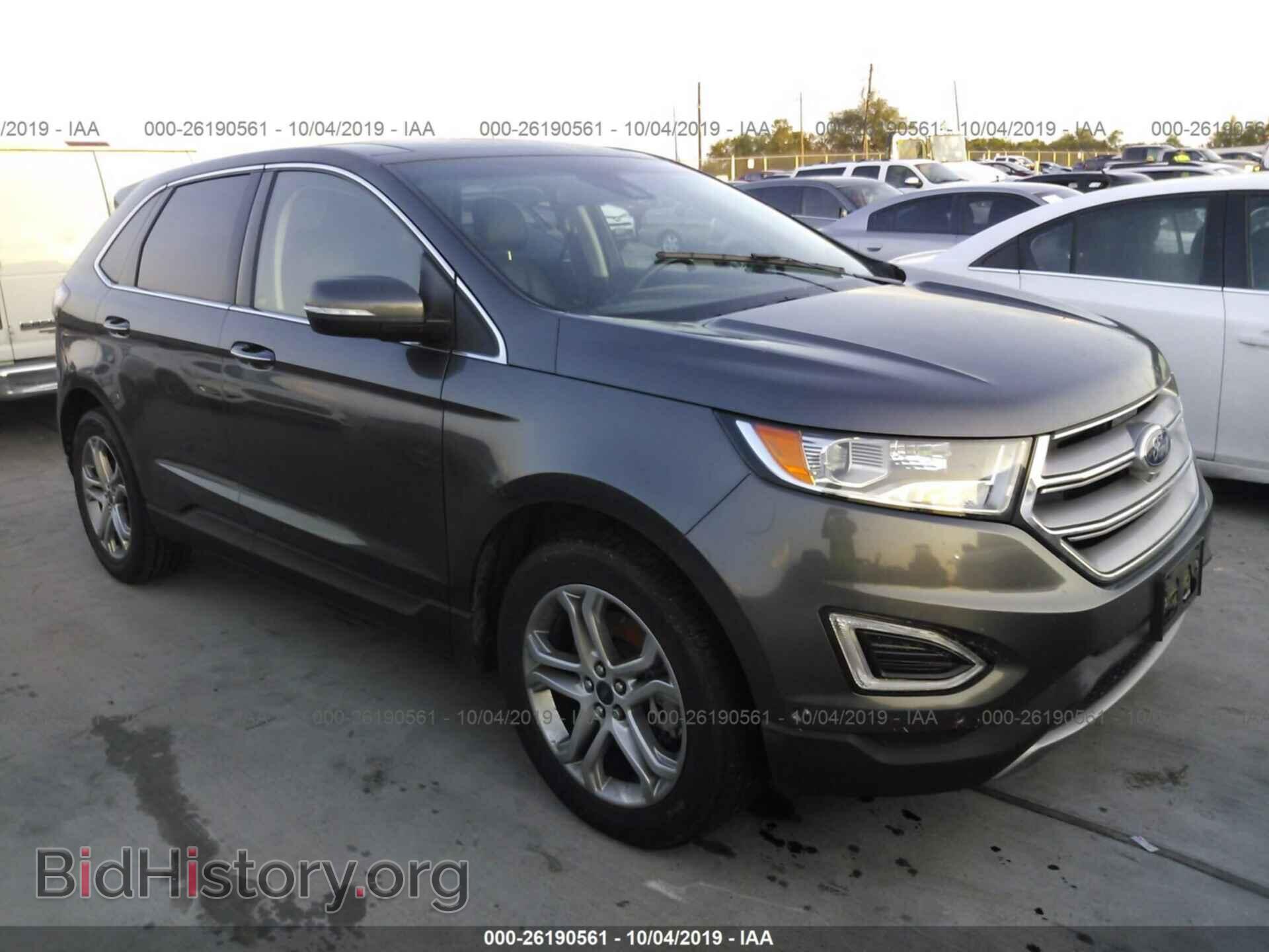 Фотография 2FMPK3K86HBB16158 - FORD EDGE 2017