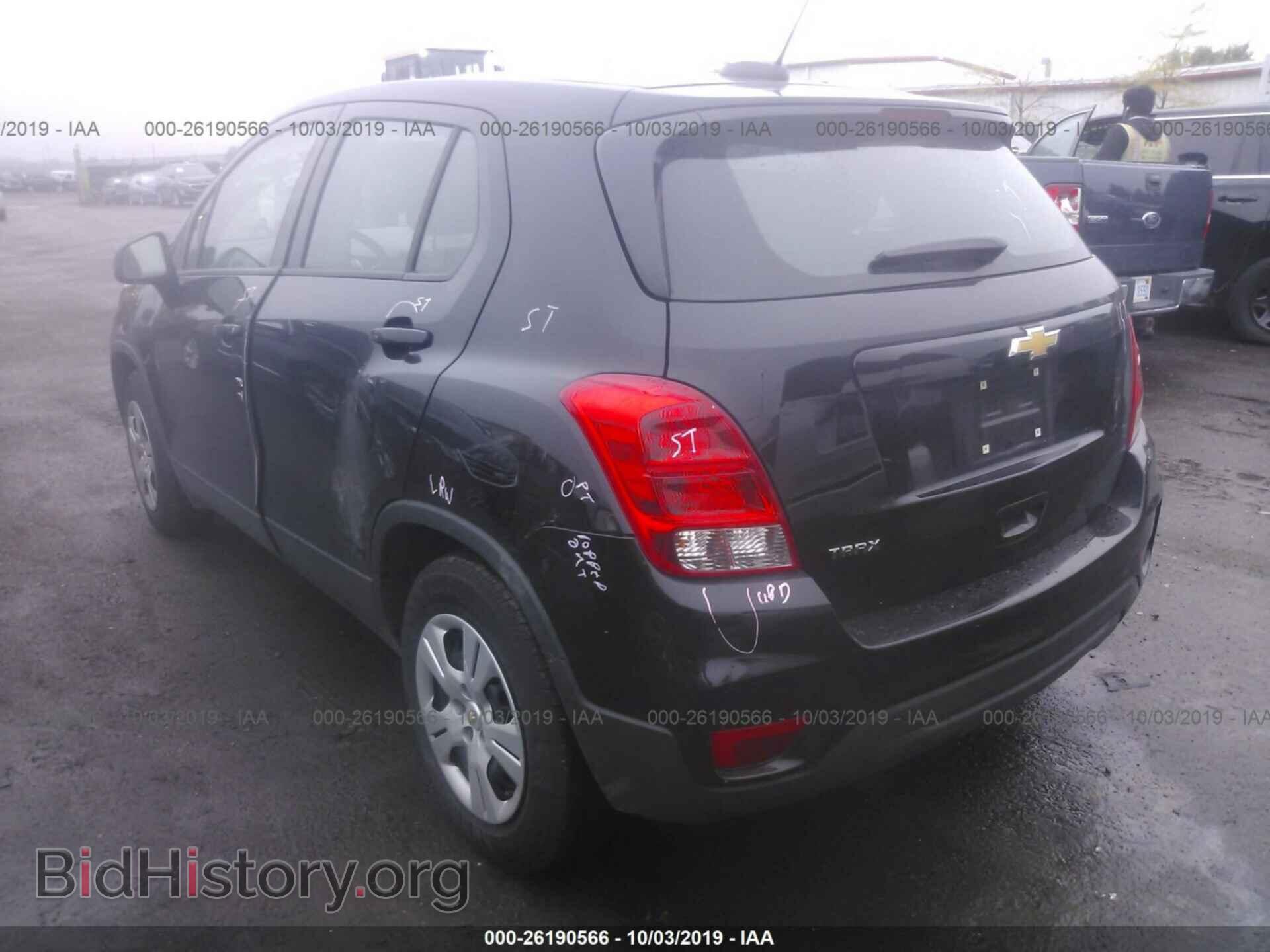 2017 CHEVROLET TRAX - VIN: 3GNCJKSB0HL191008 - Photo 3