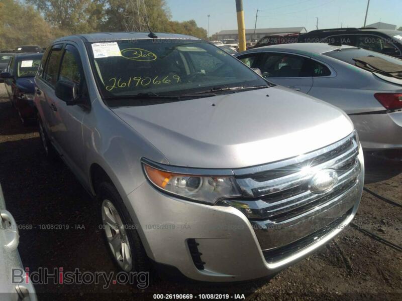 2013 Ford EDGE SE (VIN 2FMDK3G96DBA63542) — фото 1 из 10, IAAI, повреждение: левая задняя часть