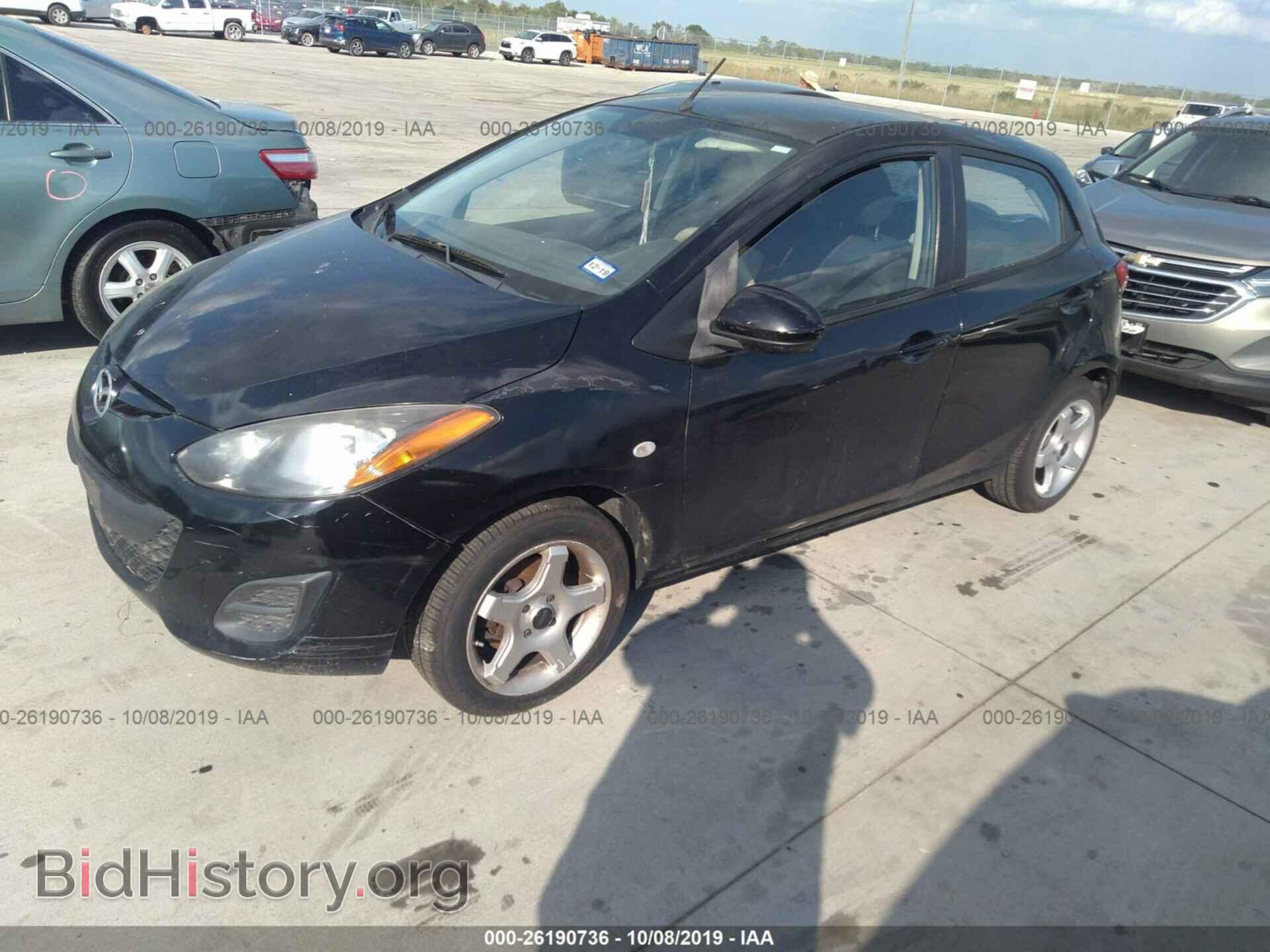 2012 MAZDA MAZDA2 - VIN: JM1DE1KYXC0135809 - Фото 2