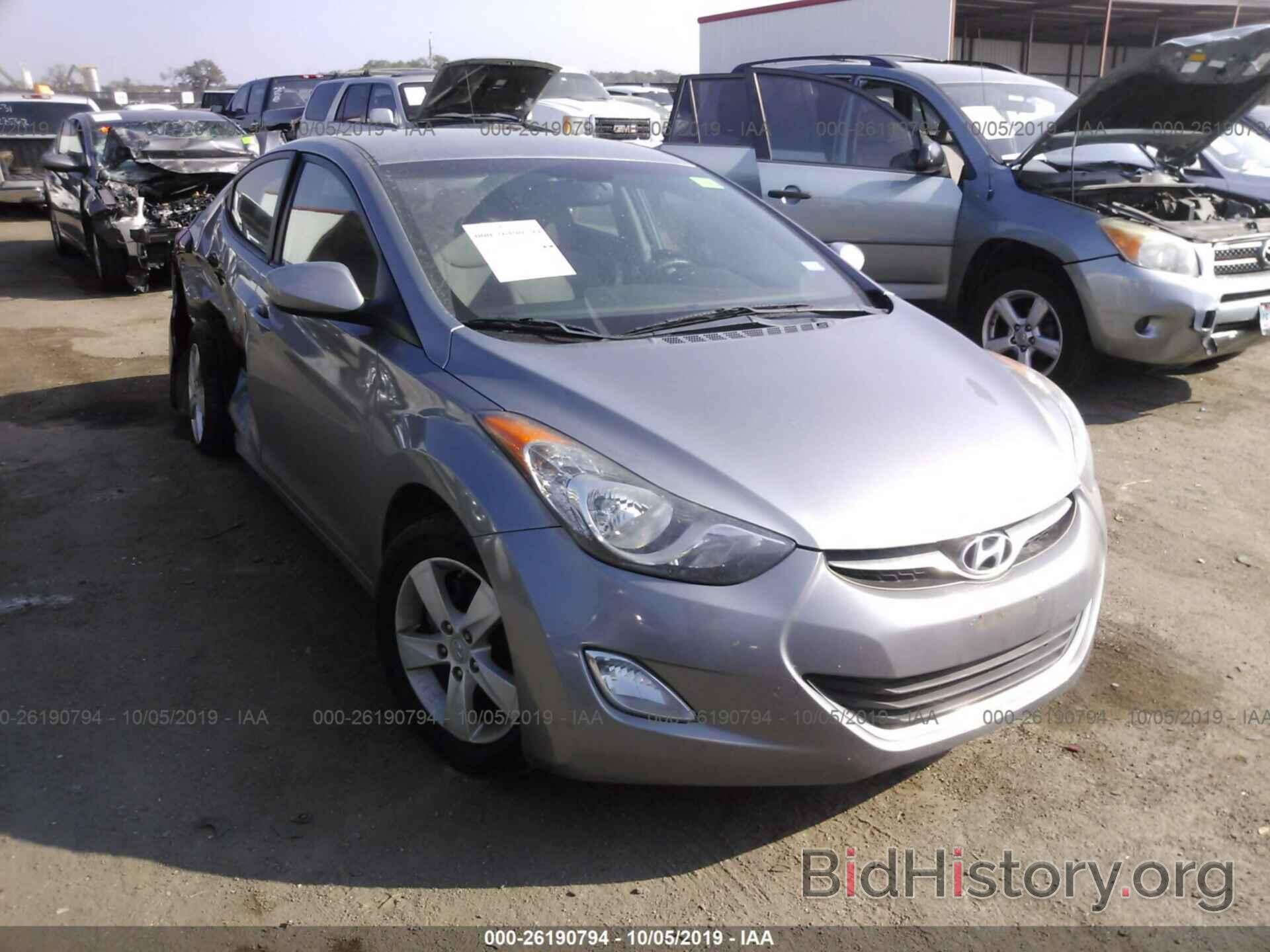 Фотография KMHDH4AE6CU392423 - HYUNDAI ELANTRA 2012