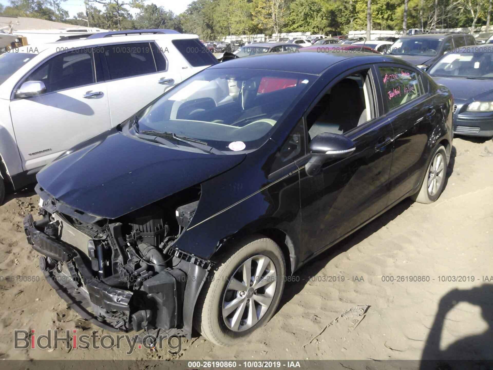 2012 KIA RIO - VIN: KNADN4A31C6069555 - Фото 2