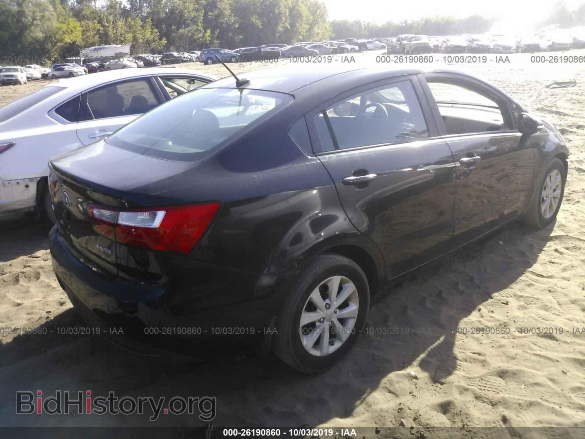2012 KIA RIO - VIN: KNADN4A31C6069555 - Фото 4