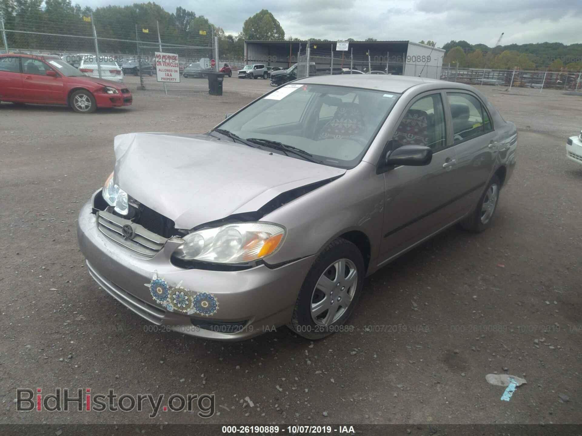 2003 TOYOTA COROLLA - VIN: 1NXBR32E03Z012652 - Фото 2
