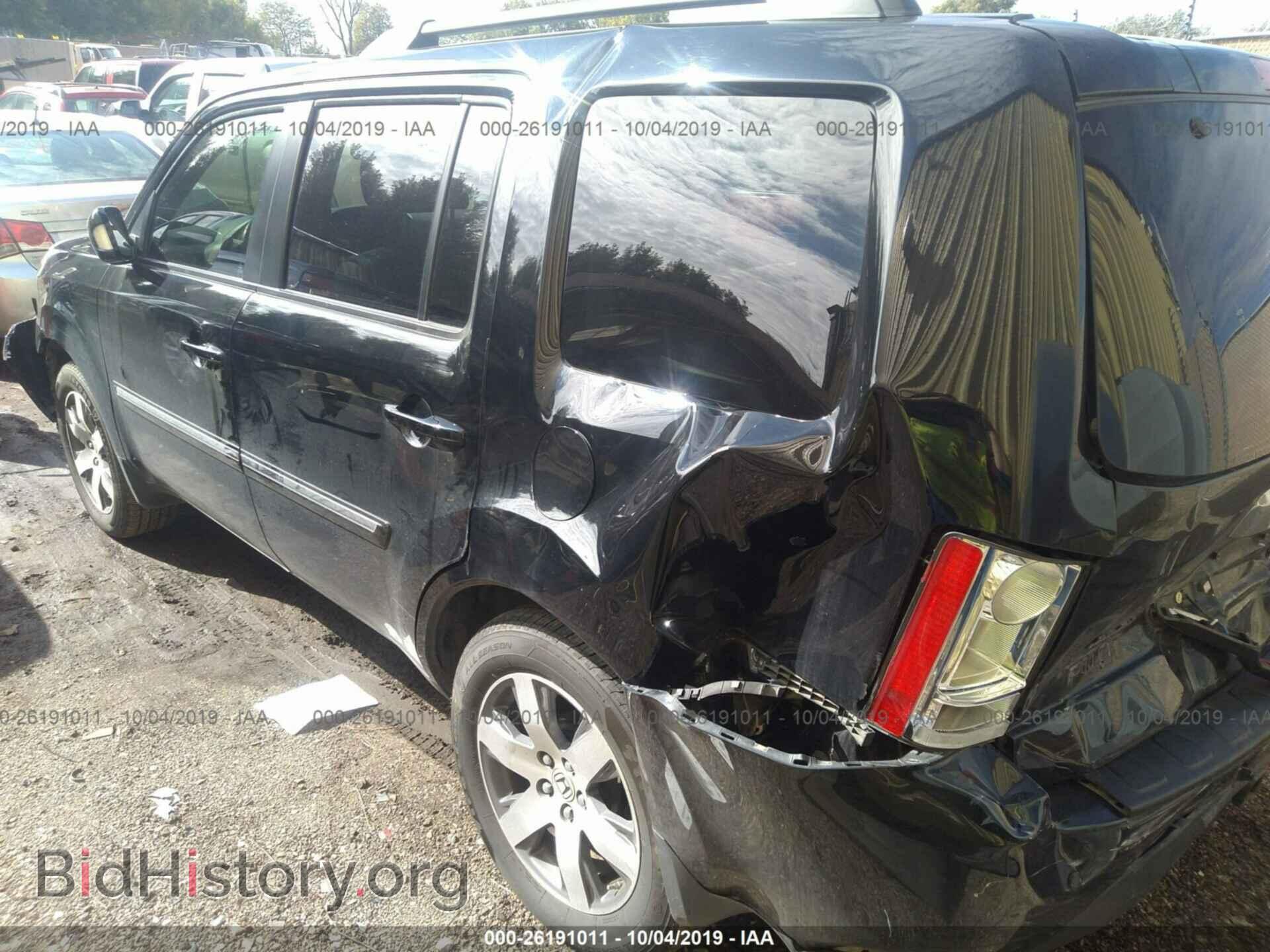 2013 HONDA PILOT - VIN: 5FNYF4H90DB044244 - Фото 3