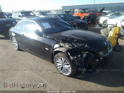2011 BMW 335 I, черный — VIN WBADX7C52BE579802, IAAI