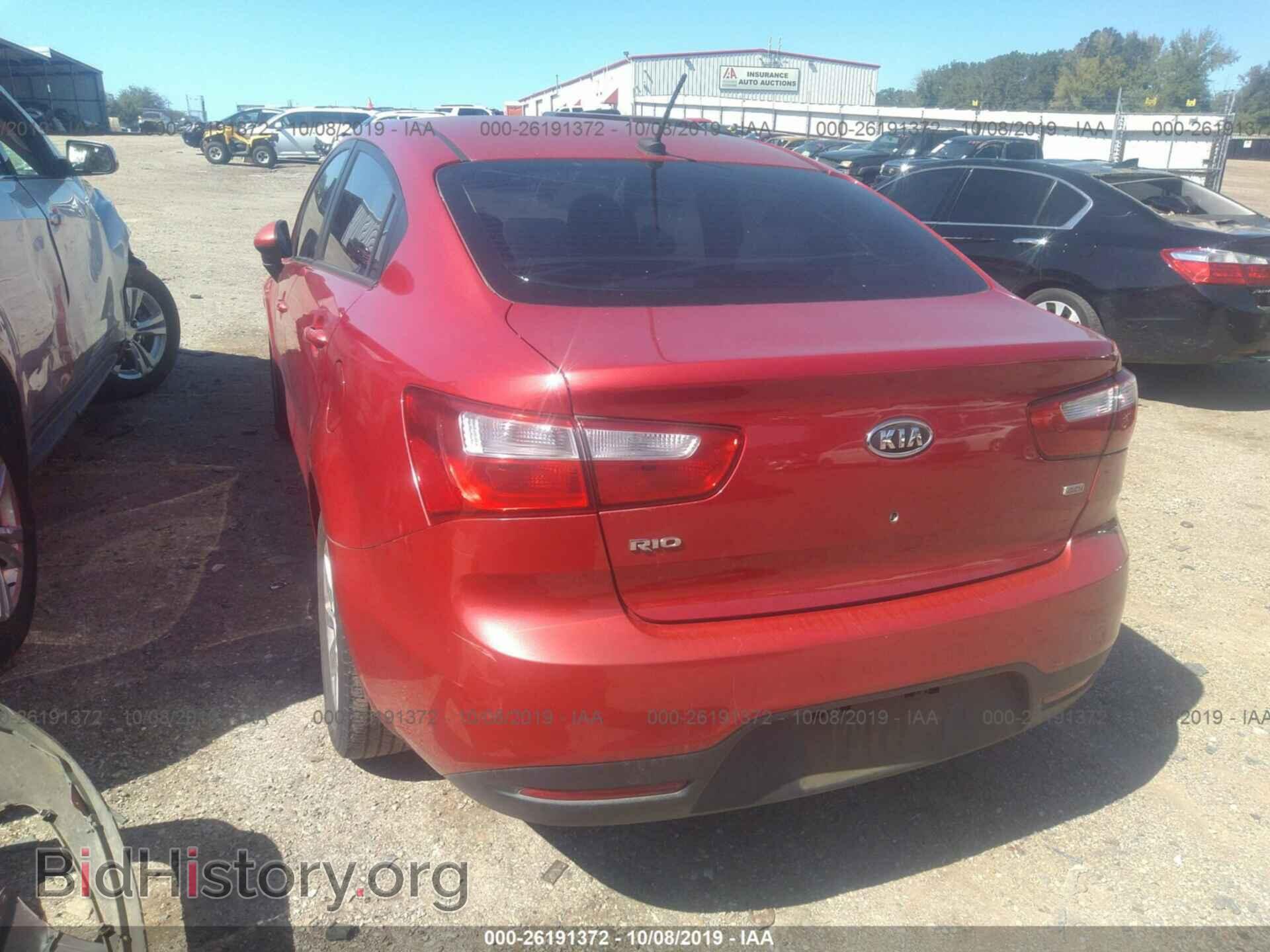 2012 KIA RIO - VIN: KNADM4A30C6093638 - Фото 3