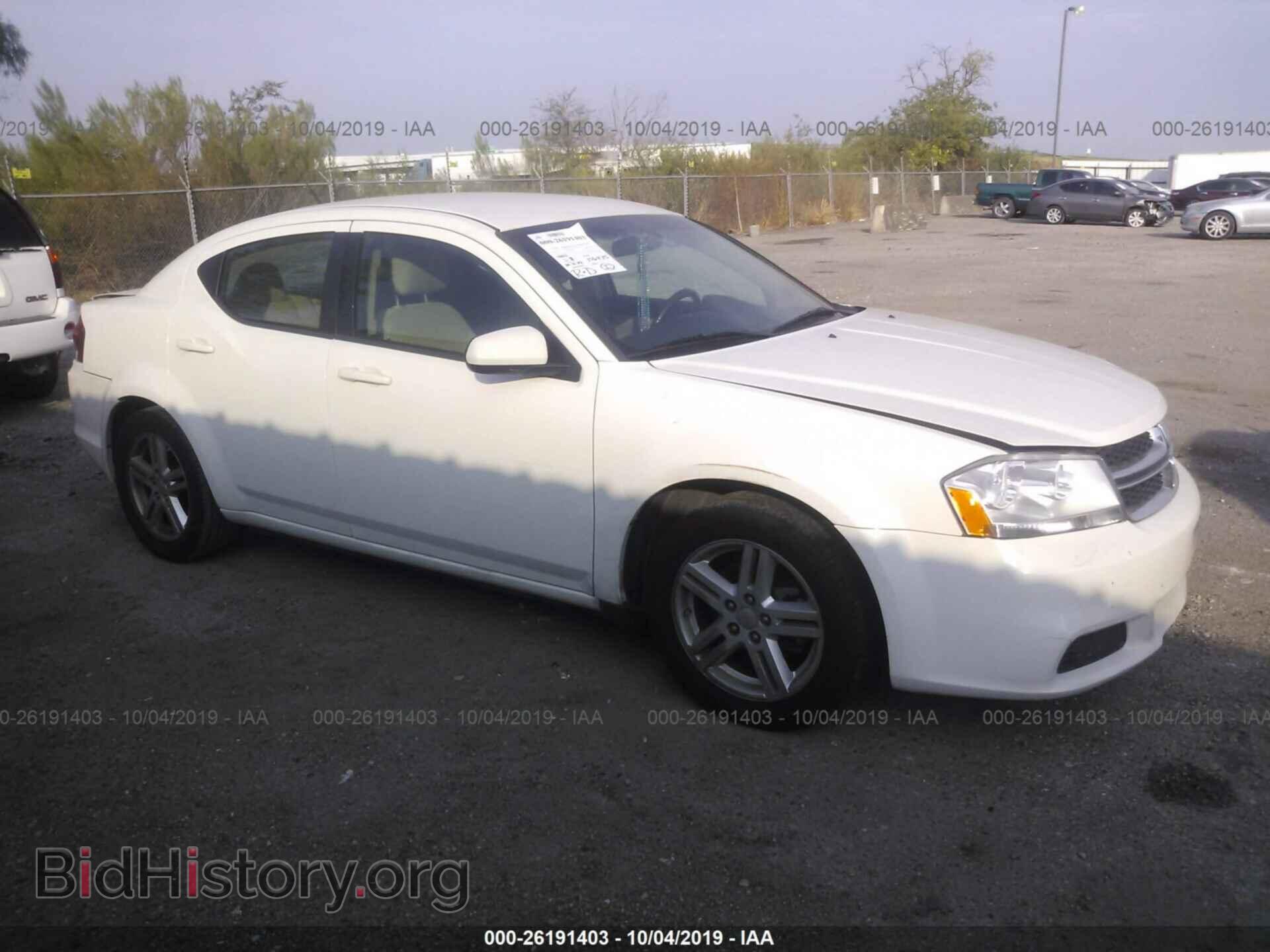 Фотография 1B3BD1FB2BN501393 - DODGE AVENGER 2011