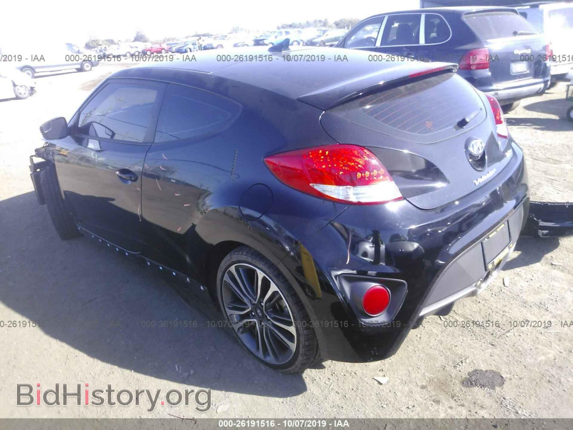 2016 HYUNDAI VELOSTER - VIN: KMHTC6AE1GU302333 - Фото 3