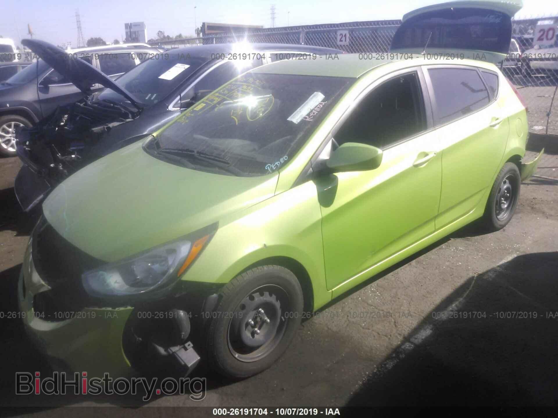 2014 HYUNDAI ACCENT - VIN: KMHCT5AE9EU170719 - Фото 2