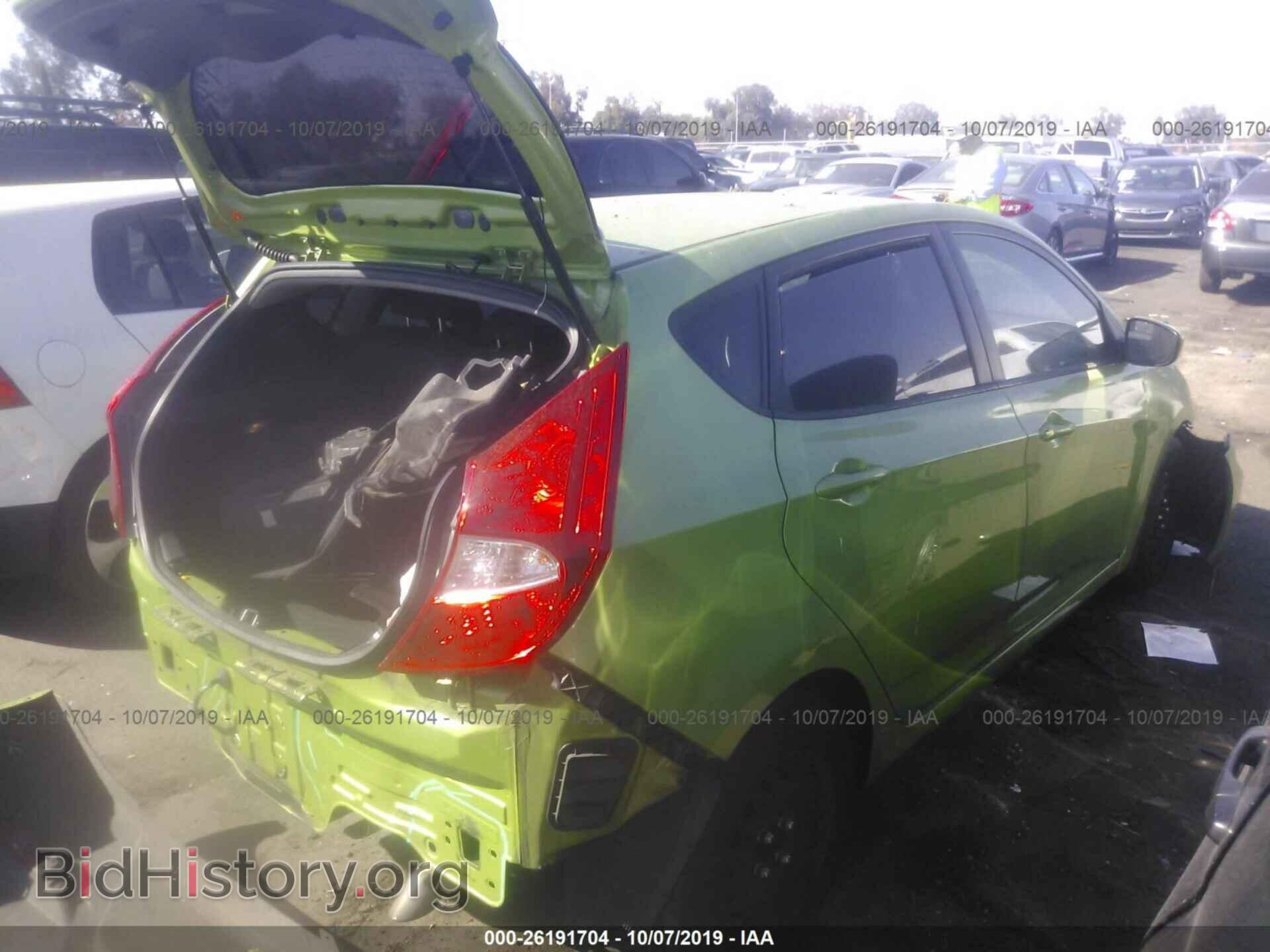 2014 HYUNDAI ACCENT - VIN: KMHCT5AE9EU170719 - Фото 4