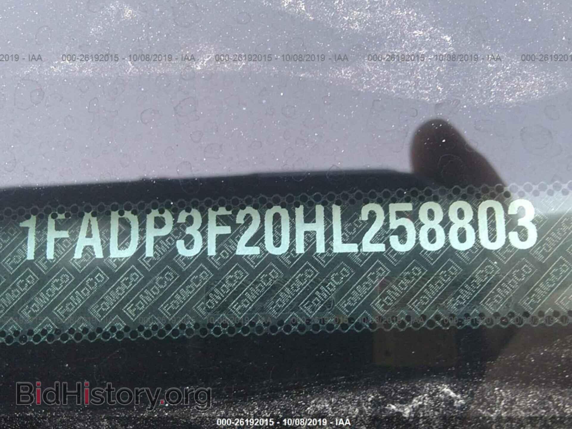 2017 FORD FOCUS - VIN: 1FADP3F20HL258803 - Фото 9