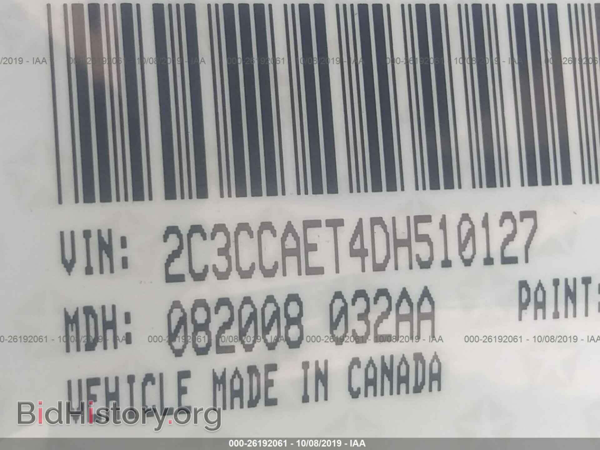 2013 CHRYSLER 300C - VIN: 2C3CCAET4DH510127 - Фото 9
