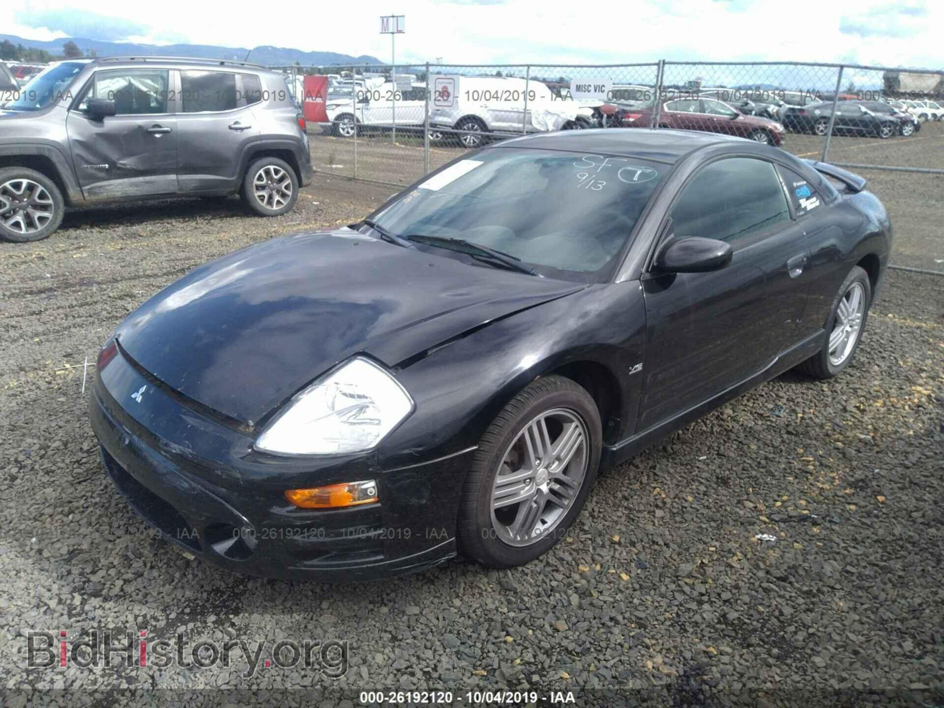 2003 MITSUBISHI ECLIPSE - VIN: 4A3AC84H53E176234 - Фото 2