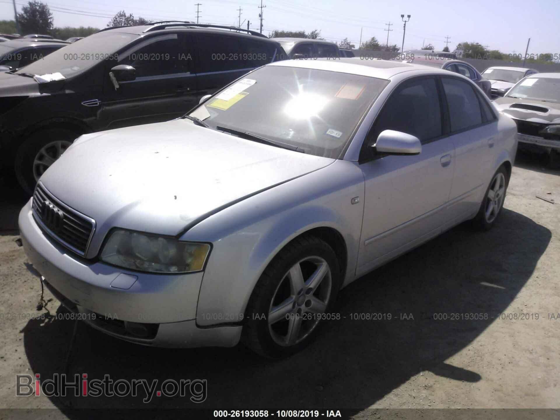 2005 AUDI A4 - VIN: WAULC68E05A116563 - Фото 2