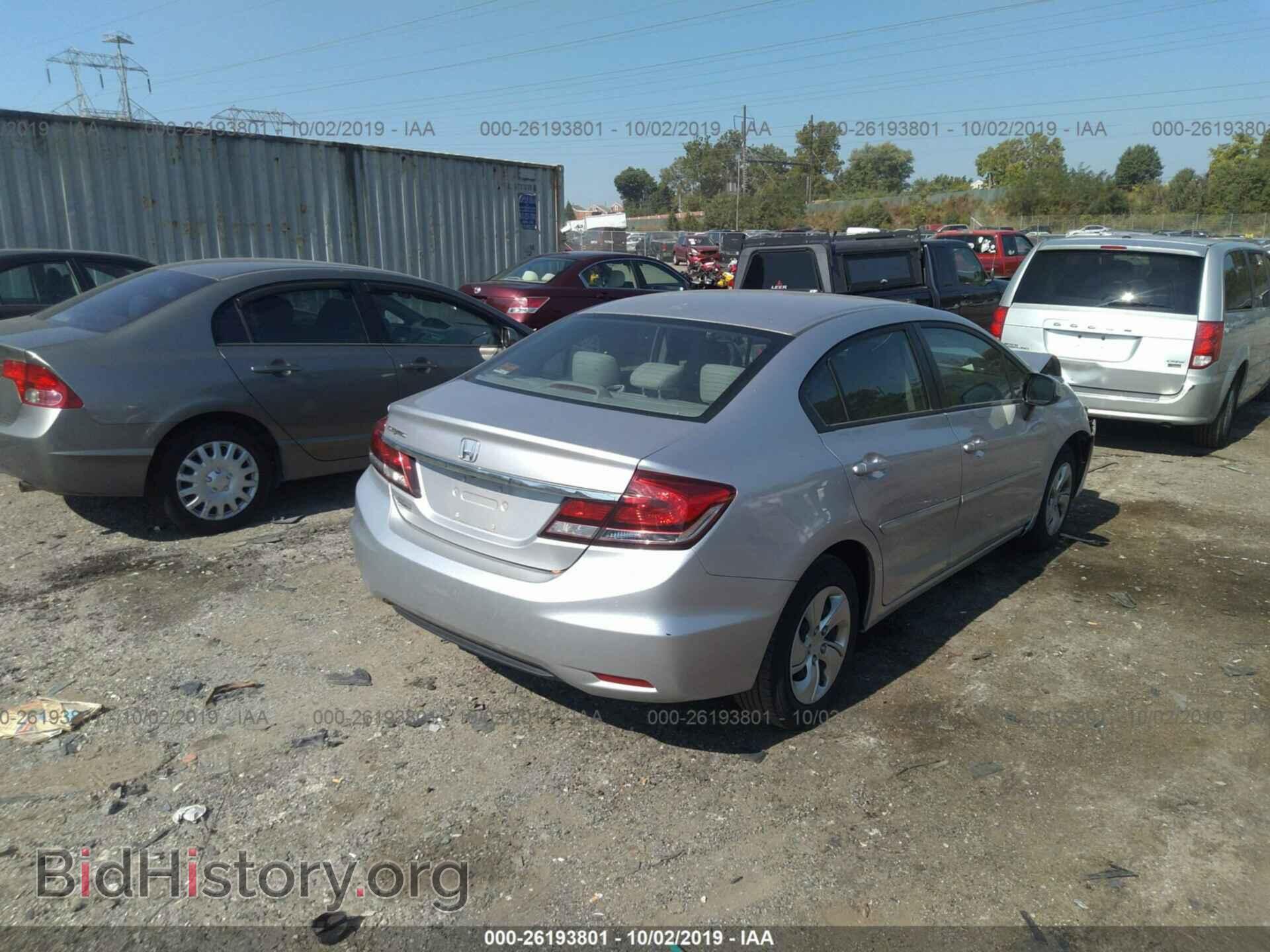 2013 HONDA CIVIC - VIN: 19XFB2F57DE292018 - Фото 4