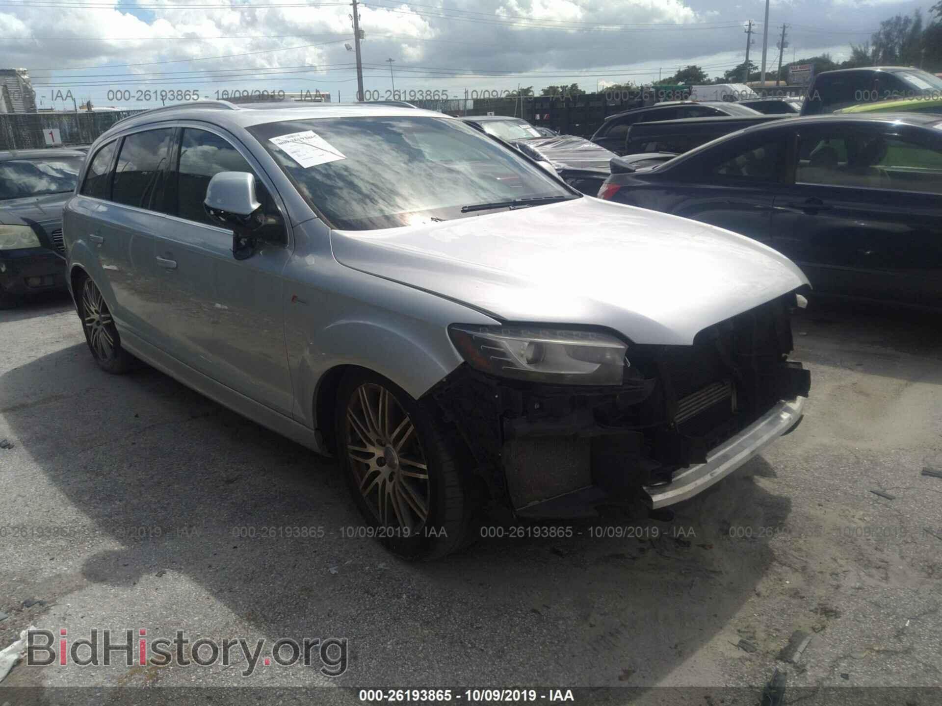 Фотография WA1AGBFE9CD000469 - AUDI Q7 2012
