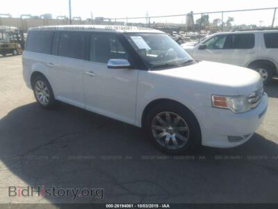 2012 Ford FLEX Limited, white — VIN 2FMGK5DC2CBD02544, IAAI