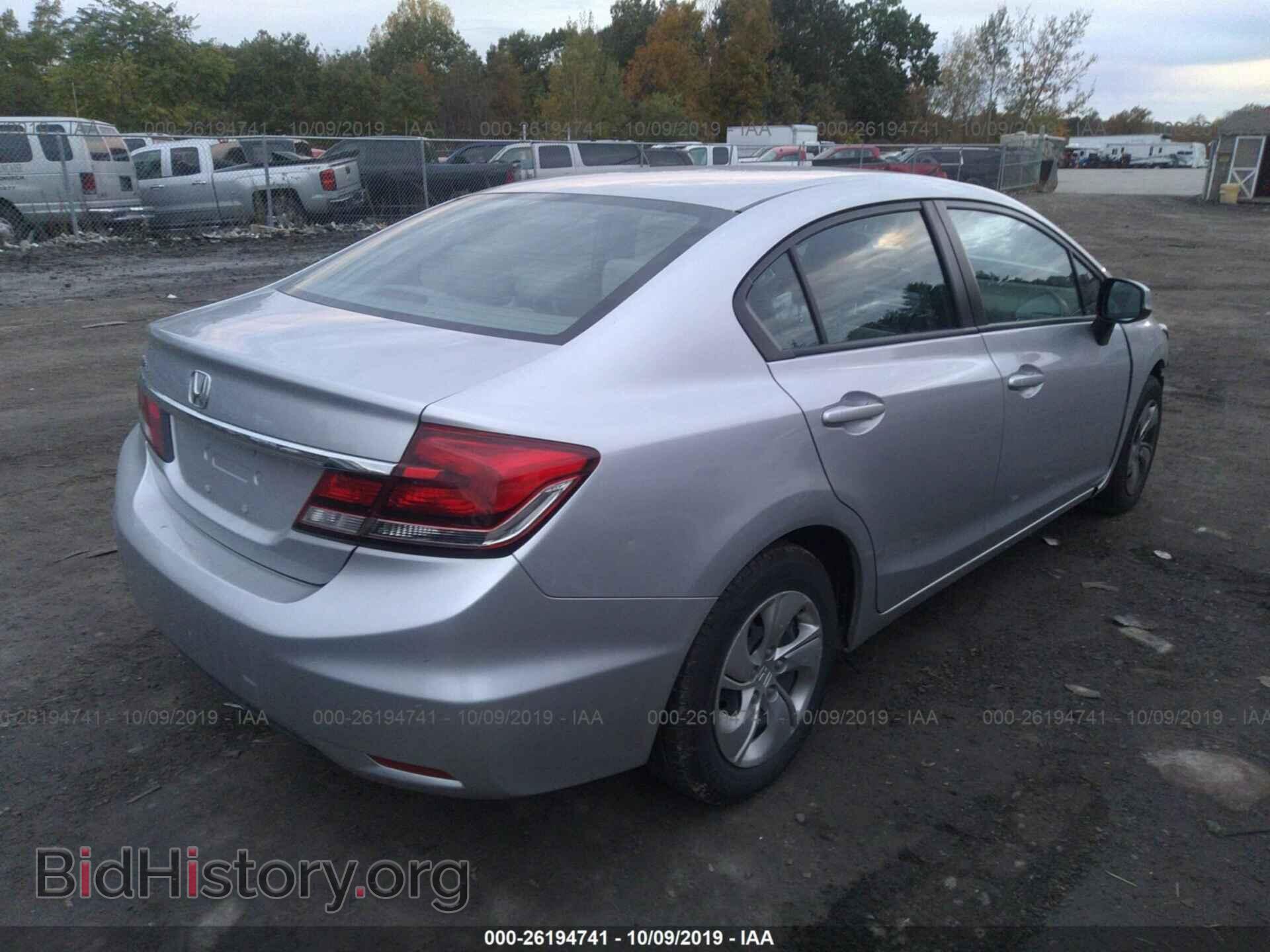 2013 HONDA CIVIC - VIN: 19XFB2F55DE259311 - Фото 4