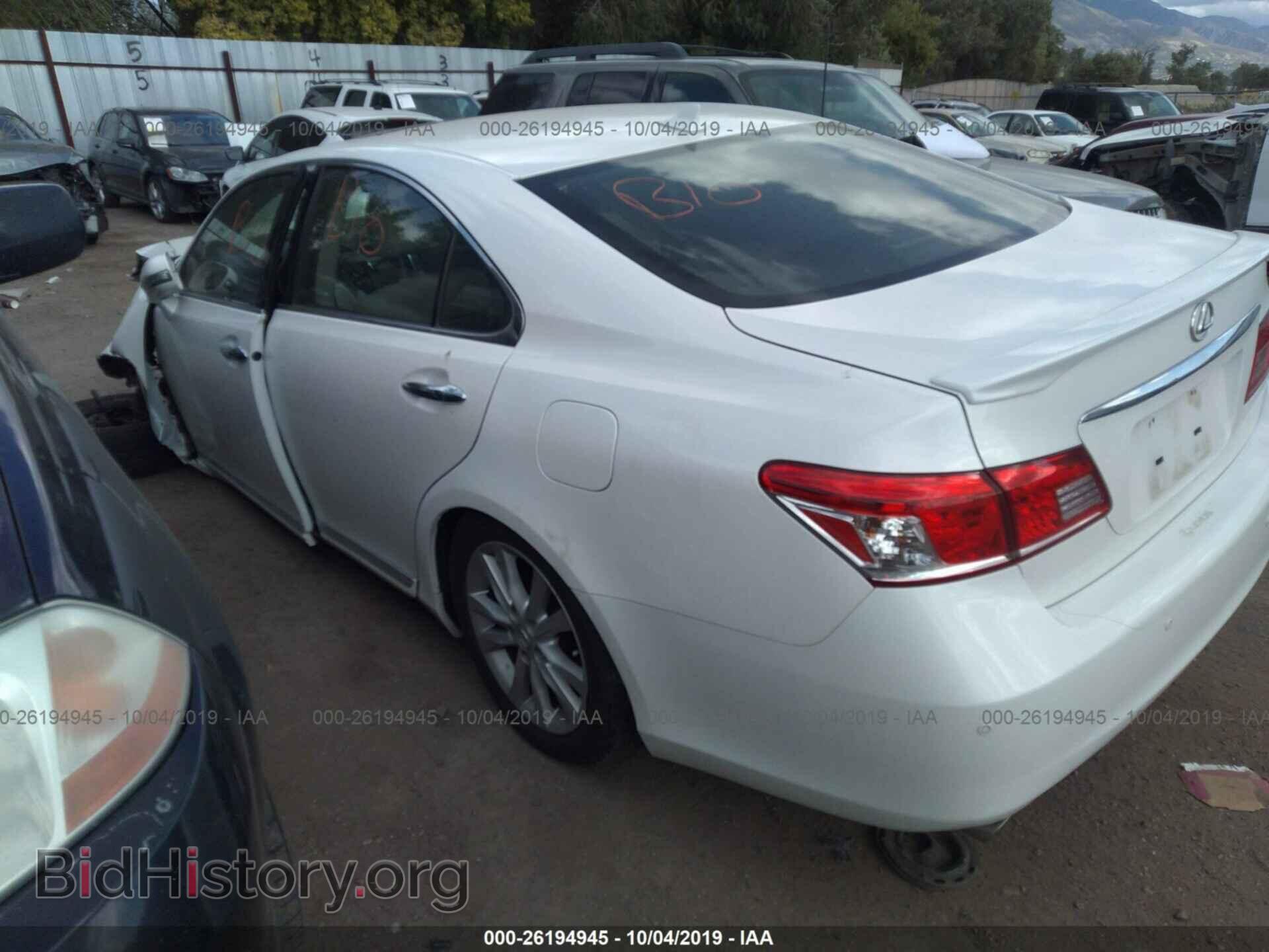 2012 LEXUS ES - VIN: JTHBK1EG9C2485700 - Фото 3