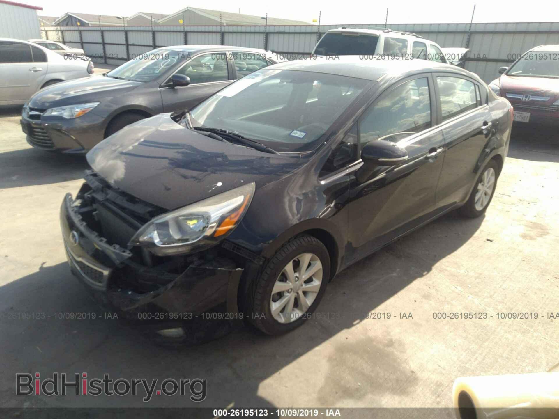 2013 KIA RIO - VIN: KNADN4A33D6172865 - Фото 2