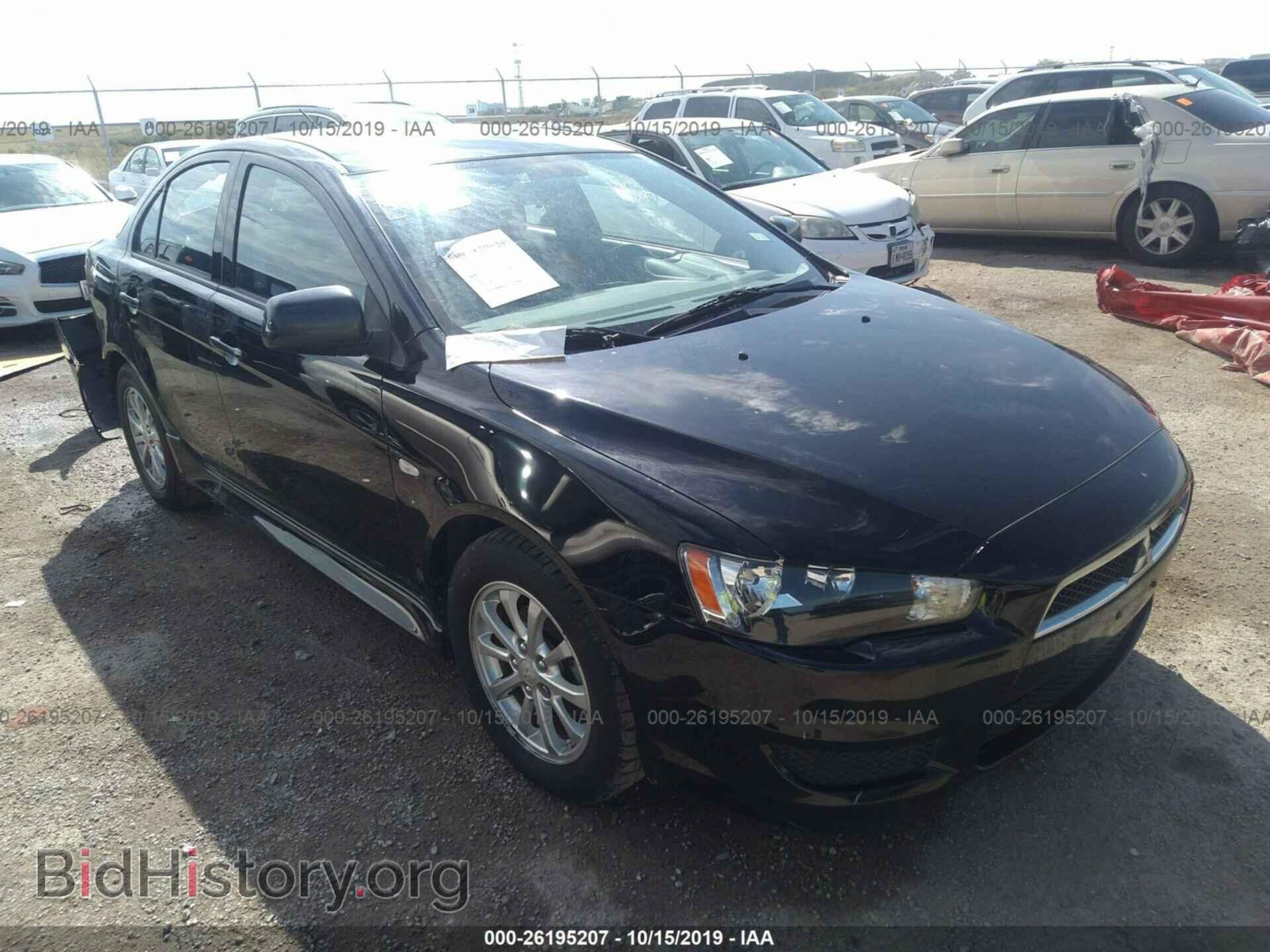 Photo JA32U2FU6CU010577 - MITSUBISHI LANCER 2012