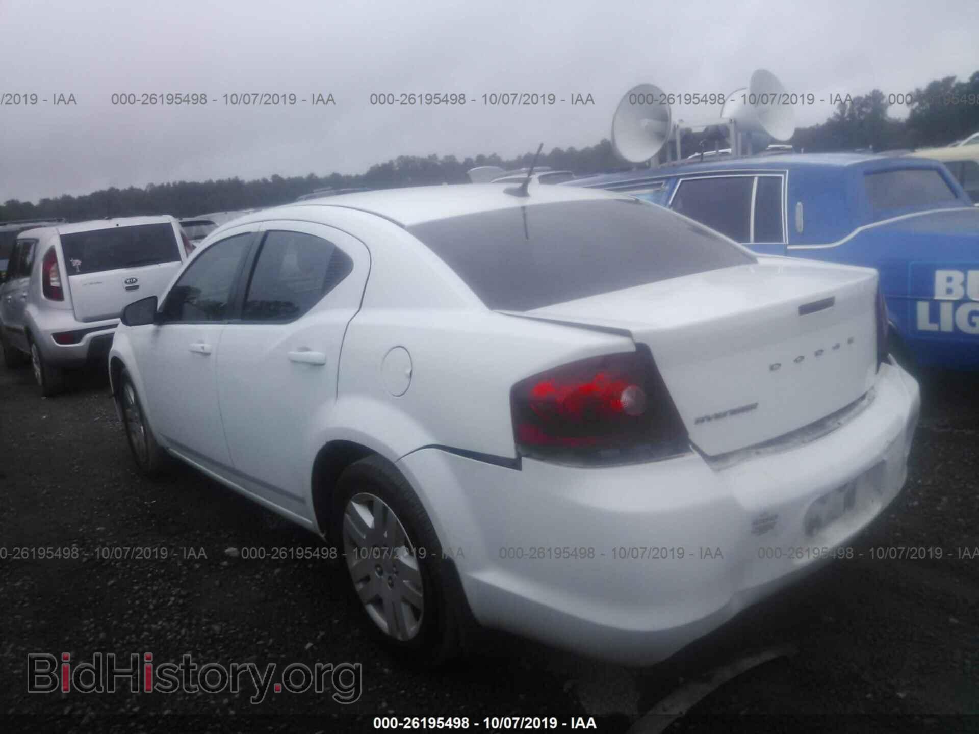 2013 DODGE AVENGER - VIN: 1C3CDZAB1DN610962 - Фото 3