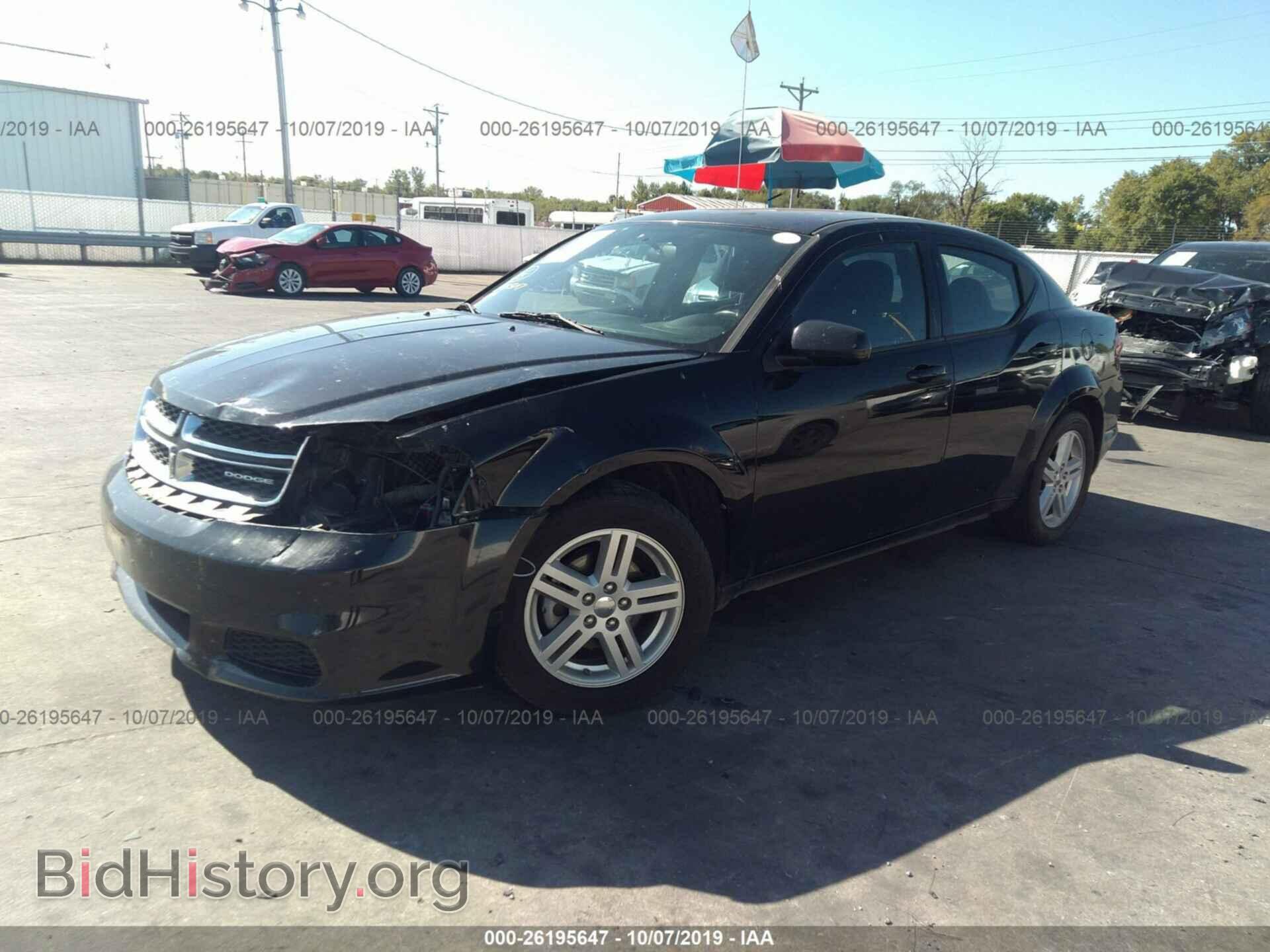 2011 DODGE AVENGER - VIN: 1B3BD1FB8BN561825 - Фото 2