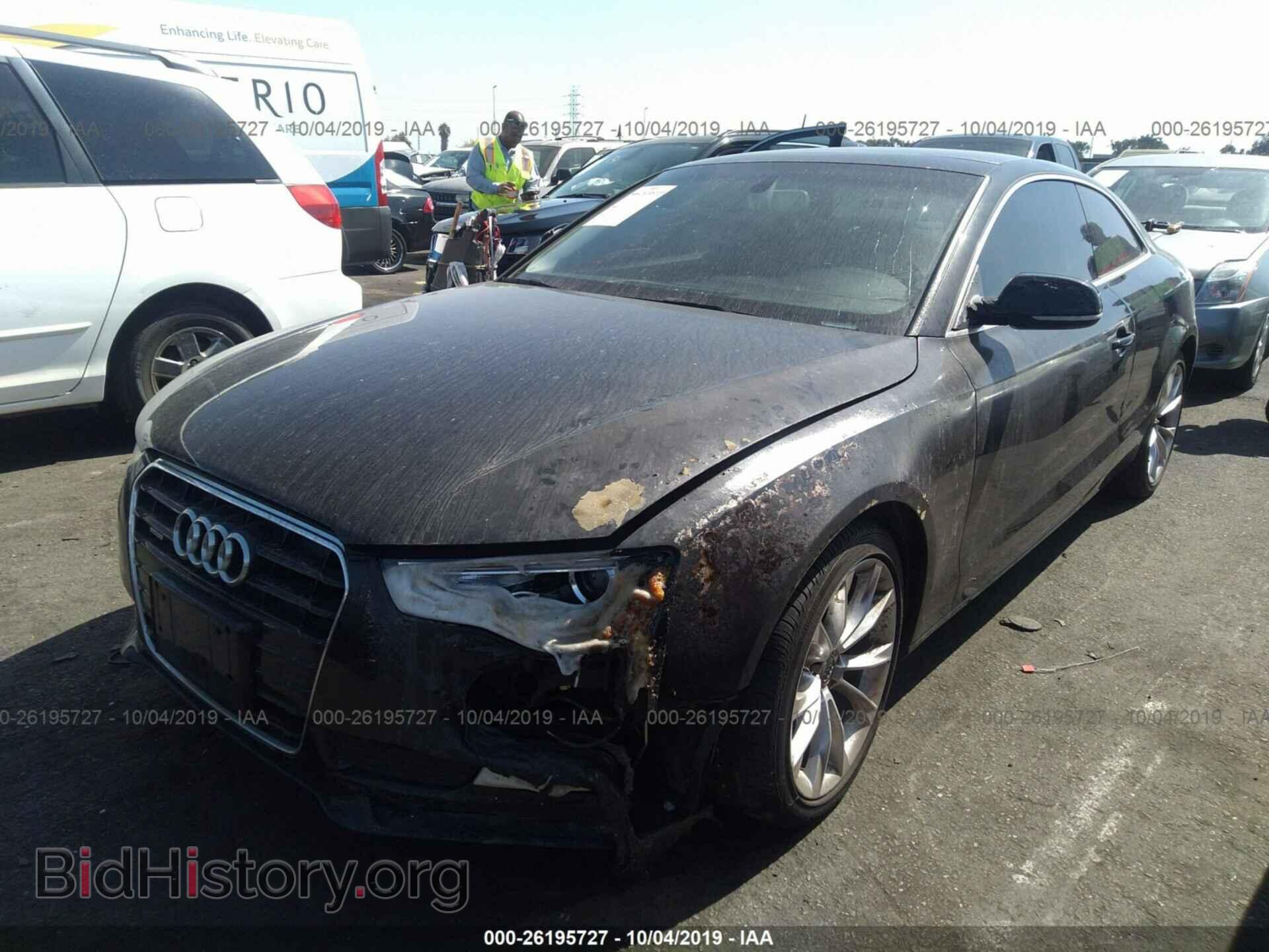 2013 AUDI A5 - VIN: WAUCFAFR7DA075959 - Фото 2