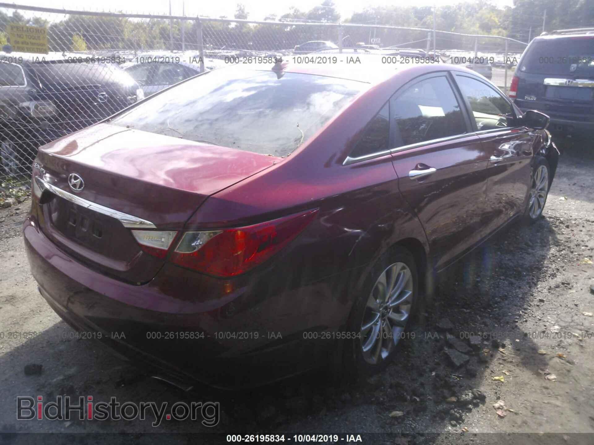 2012 HYUNDAI SONATA - VIN: 5NPEC4AC6CH462616 - Фото 4