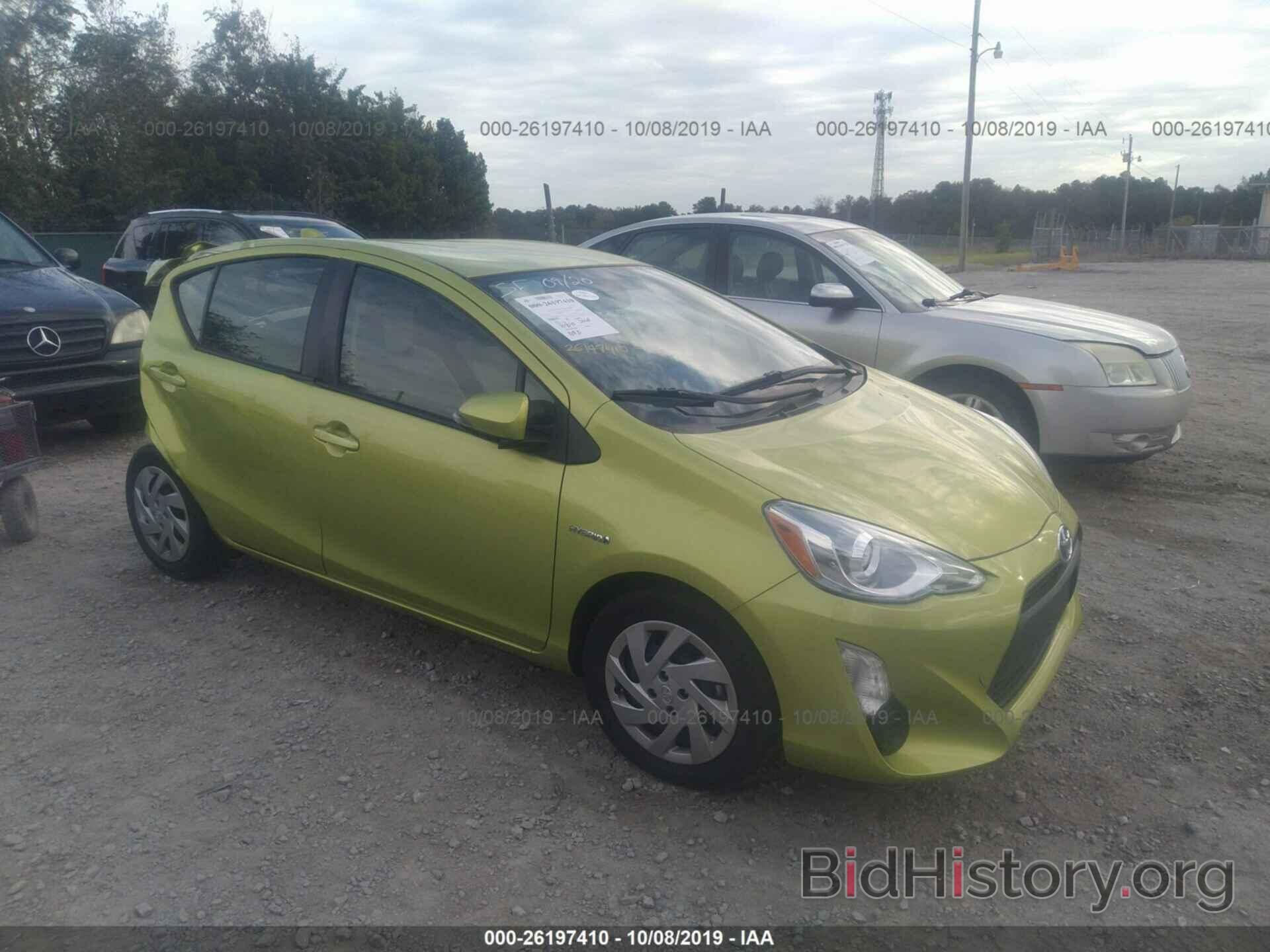 Photo JTDKDTB30F1095331 - TOYOTA PRIUS C 2015