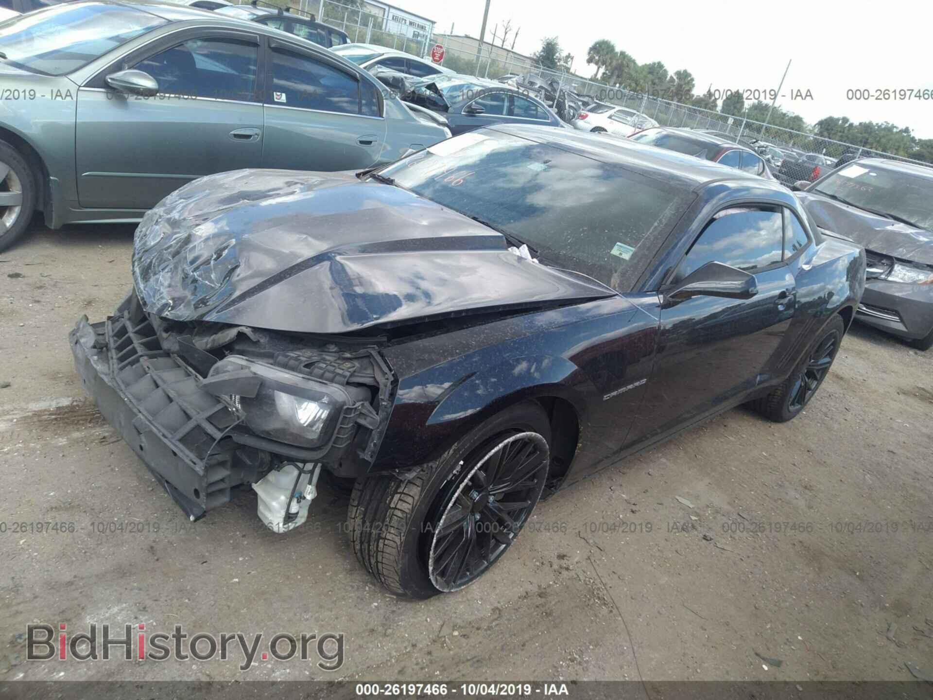2013 CHEVROLET CAMARO - VIN: 2G1FB1E32D9185721 - Фото 2